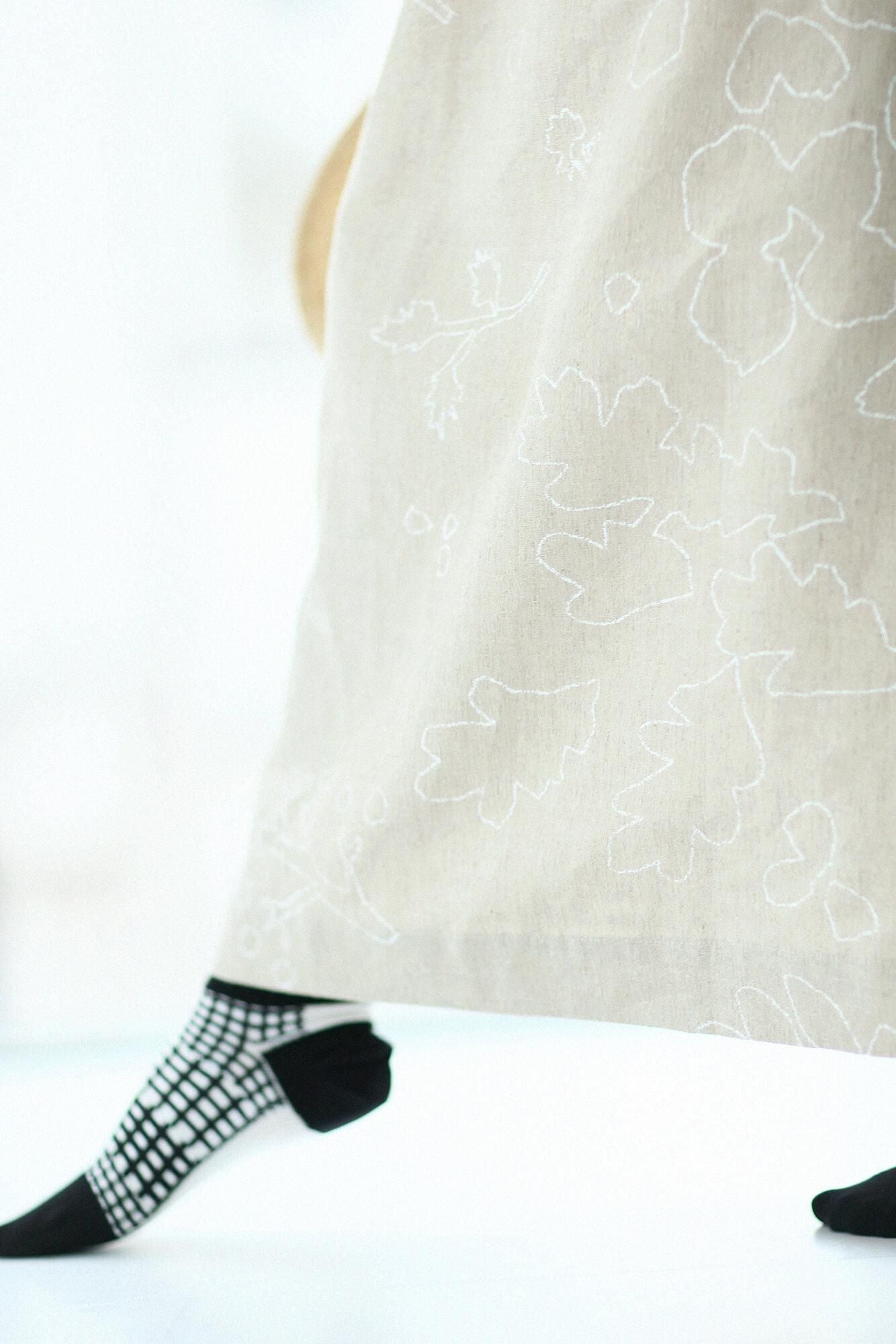 Round Toe Tabi Socks（Low-cut）／Bamboo Lattices