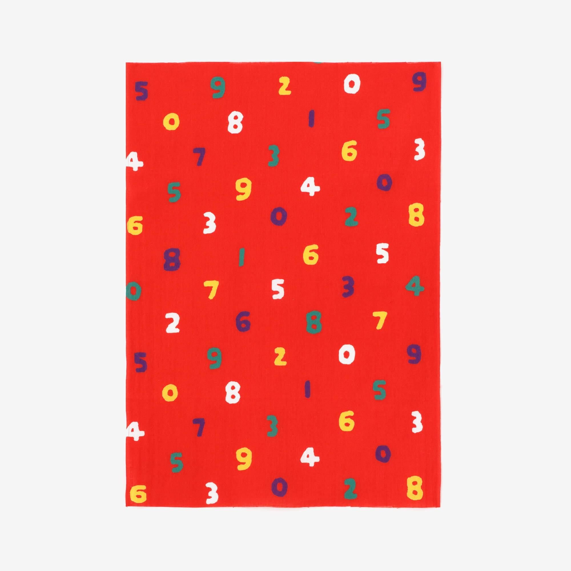 Isemomen Cotton Textile Handkerchief（Short）/ SO-SU-U Gogyo (Five Elements) Fire