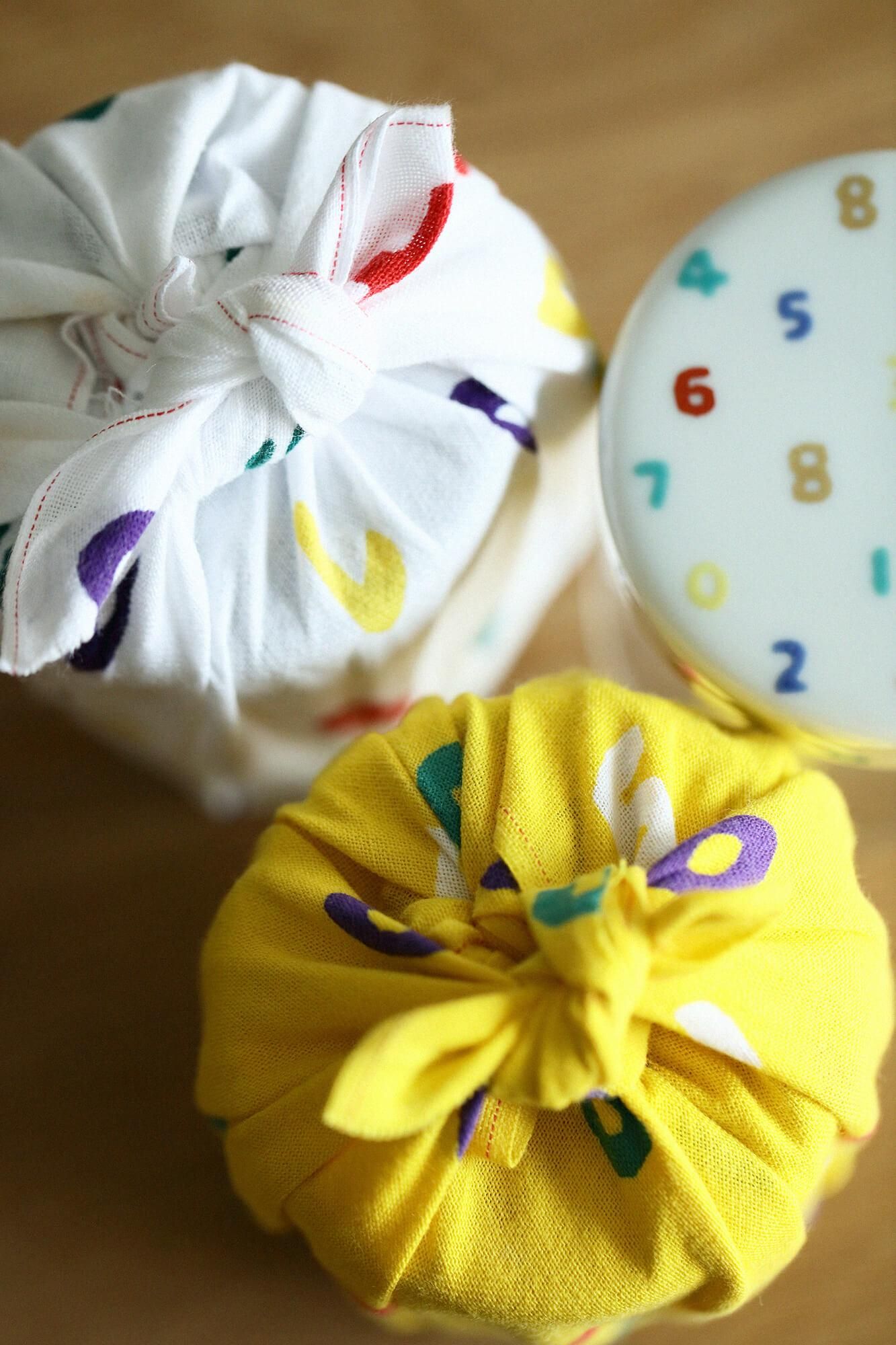 Isemomen Cotton Textile Handkerchief（Short）/ SO-SU-U Gogyo (Five Elements) Gold