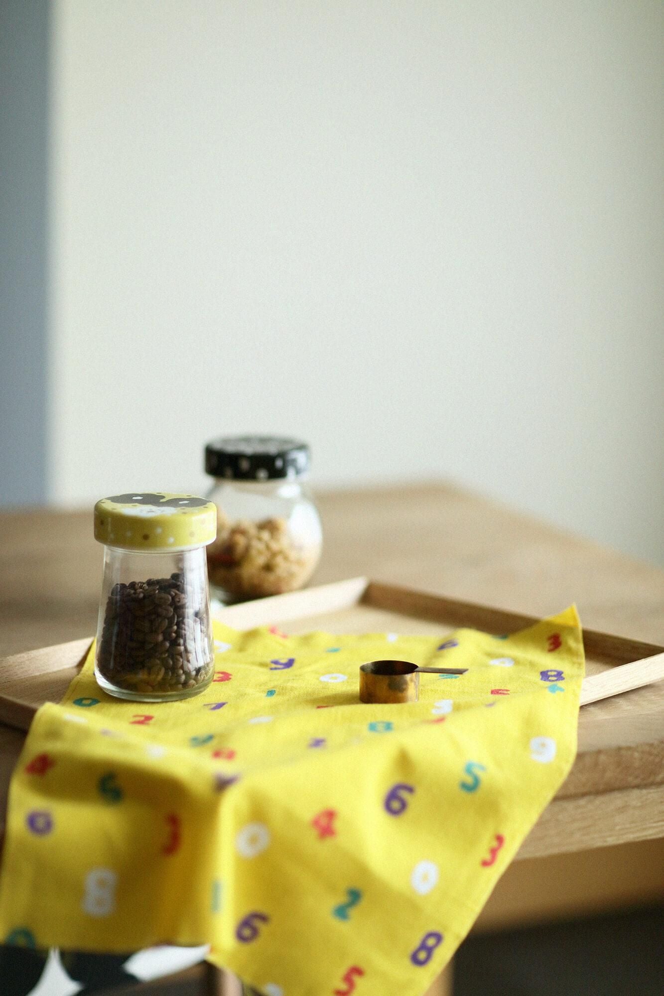 Isemomen Cotton Textile Handkerchief（Short）/ SO-SU-U Gogyo (Five Elements) Earth