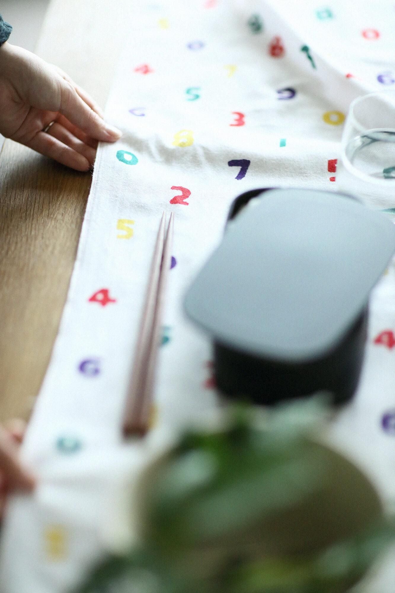 伊勢木綿 textile手ぬぐい／SO-SU-U 五行（ごぎょう） 金（きん）