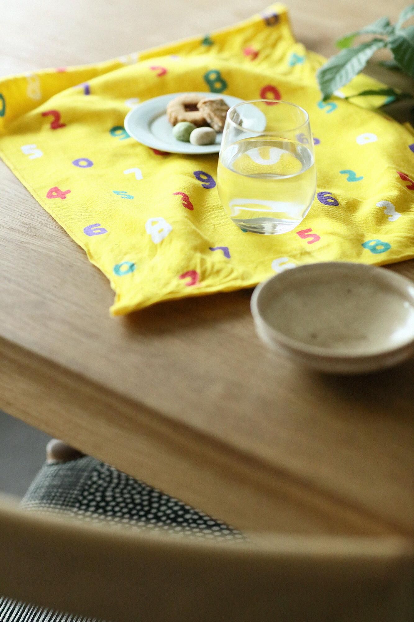 伊勢木綿 textile手ぬぐい／SO-SU-U 五行（ごぎょう） 土（つち）