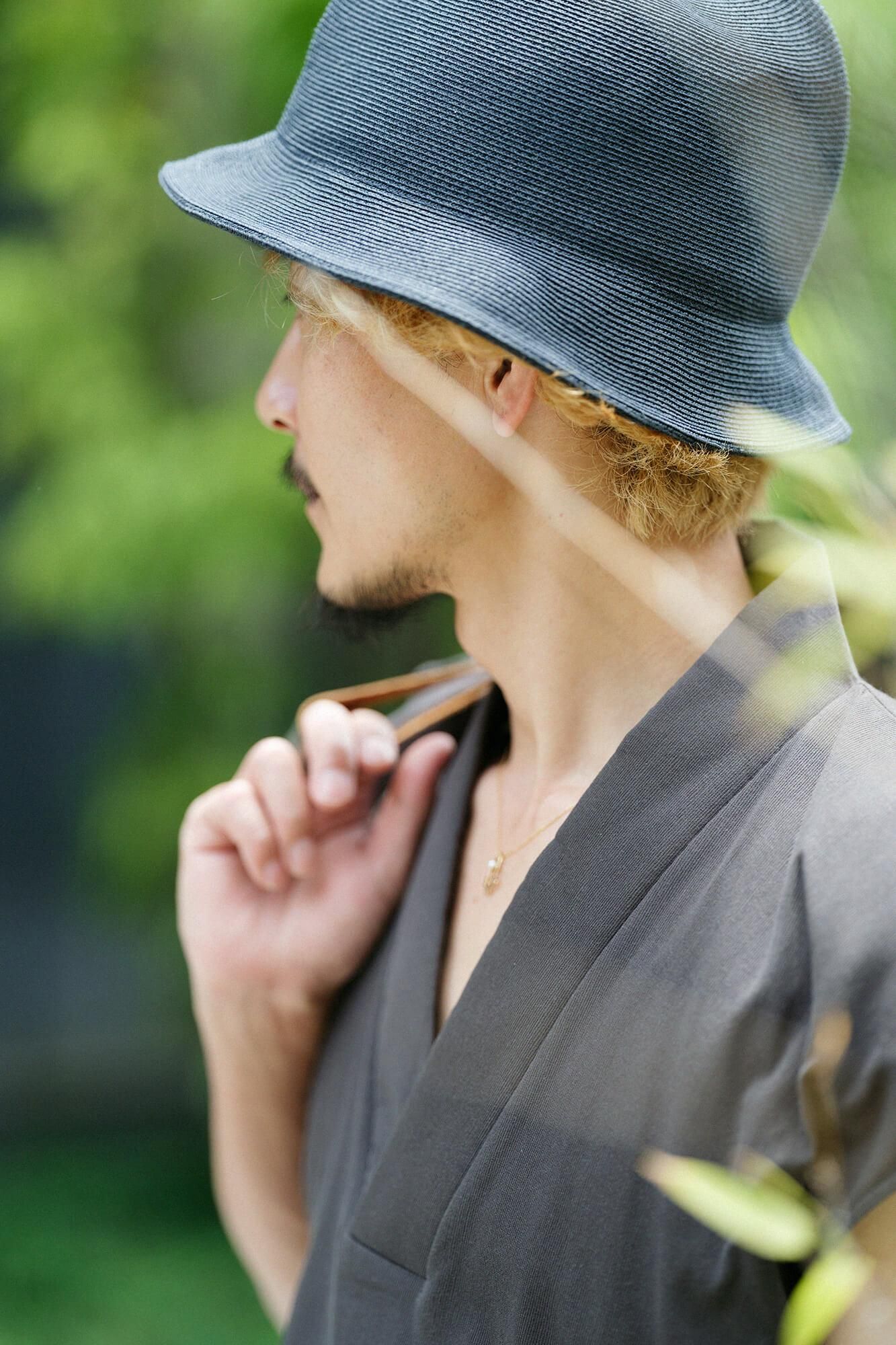 【官網限定】高島縮棉 40/40無袖風靡/深灰色