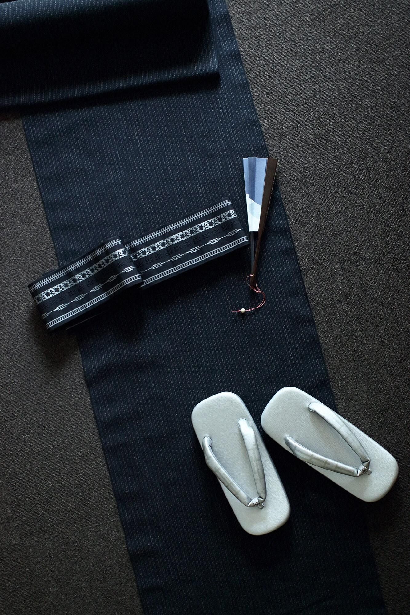 Nishijin Sandals / Fence Smoked Silver