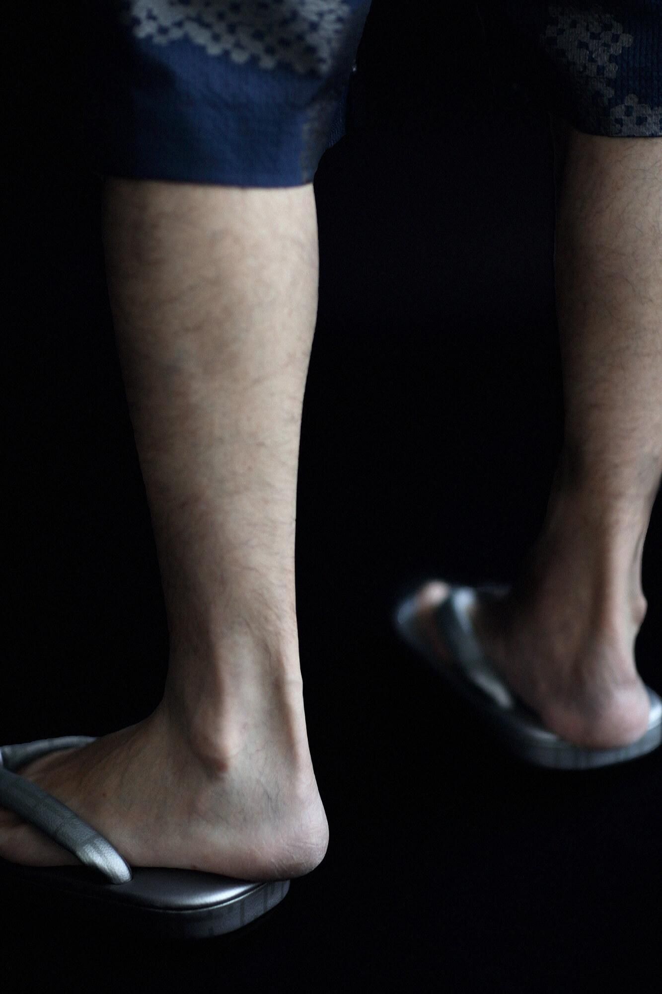 Nishijin Sandals / Fence Smoked Silver