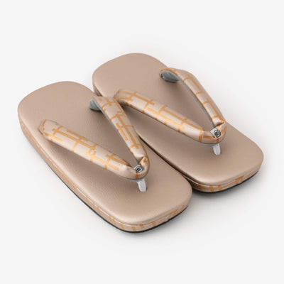 西陣草履／柵欄 燻金色