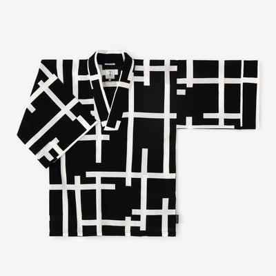 Chizimi Cotton 40/40 Fubi Kimono Shirt / Fence