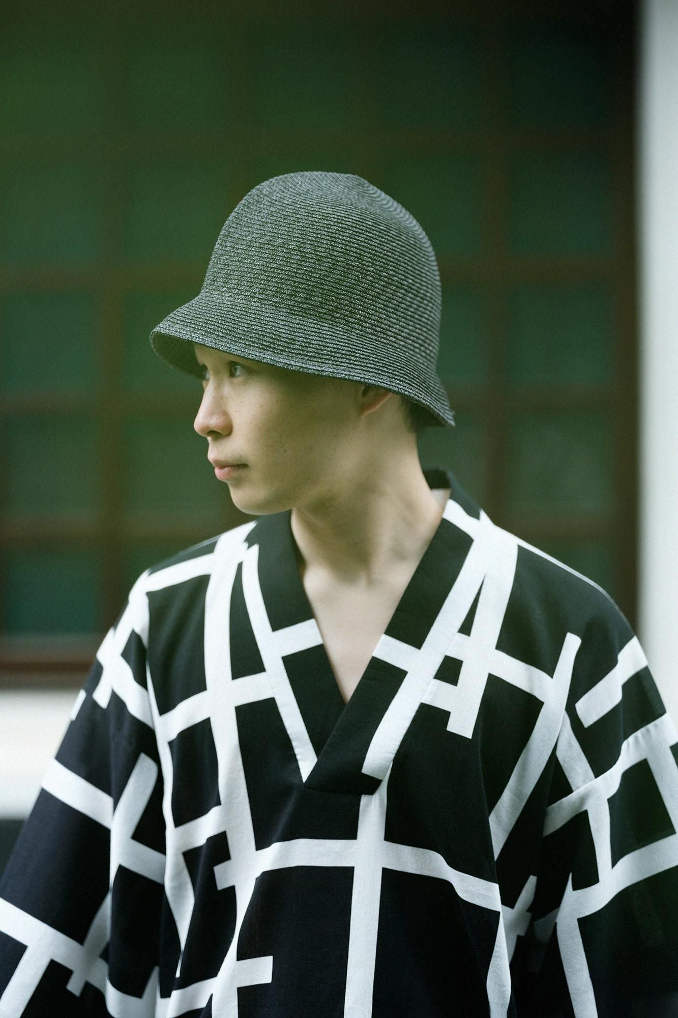 高島縮棉40/40 風靡上衣／柵欄