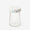 Kutani ware pattern lid & glass bottle Square bottle/SO-SU-U Multicolored