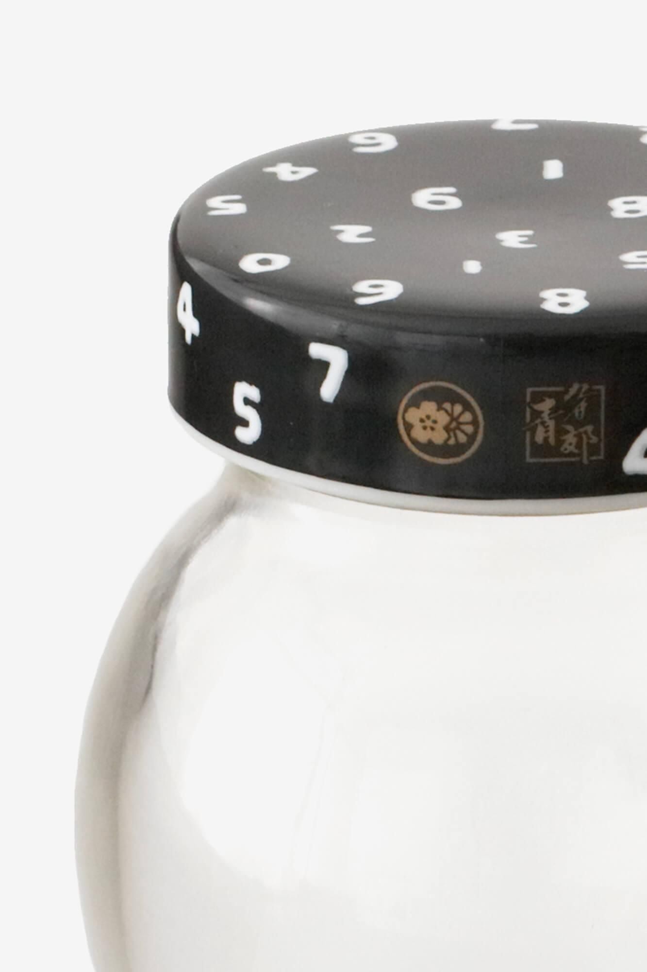 九谷焼文様蓋物（くたにやきもんようふたもの） 丸瓶（まるびん）／SO-SU-U 濡羽色（ぬればいろ）