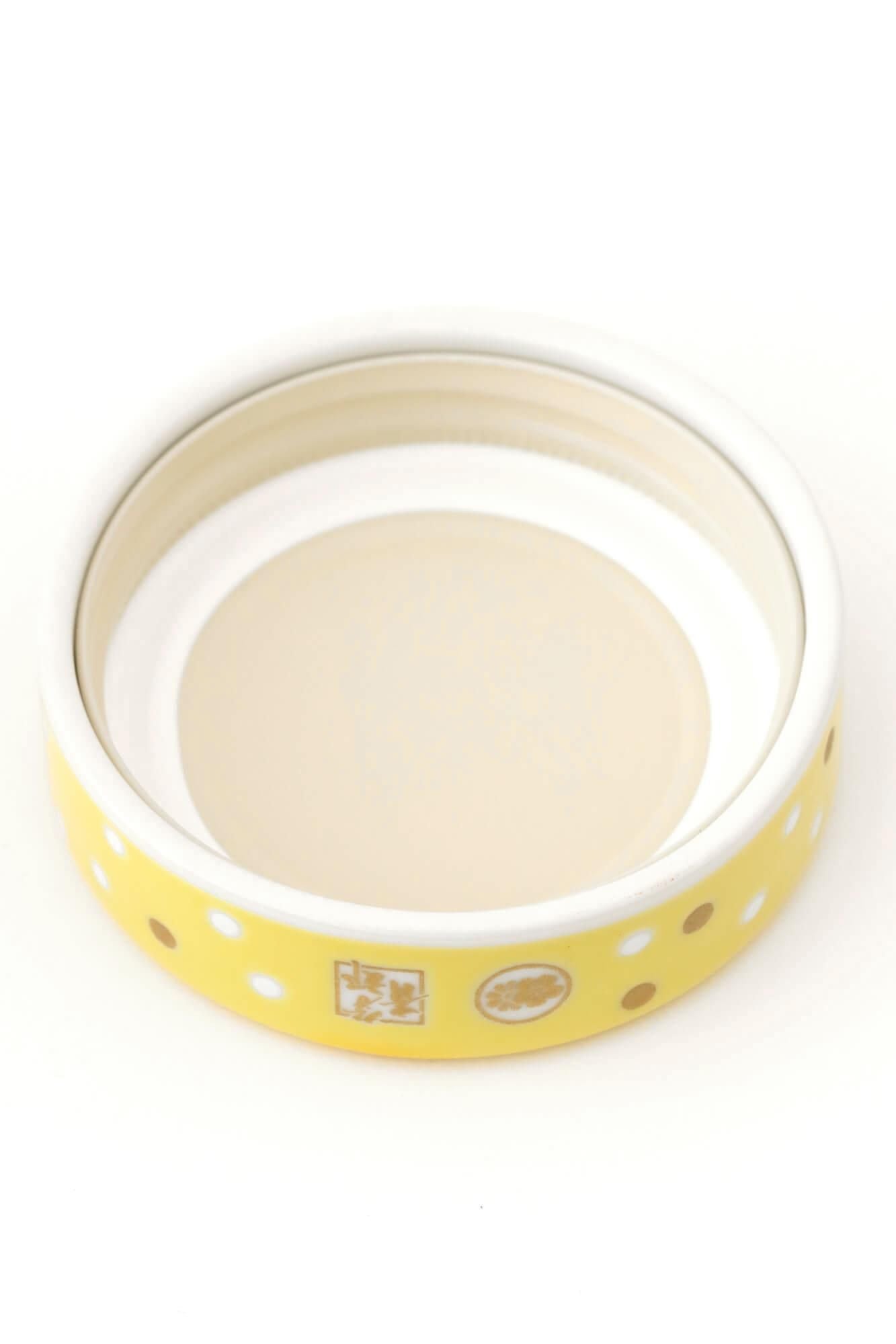 Kutani-Ware-Musterdeckel (Maru-Flasche)/Lächeln