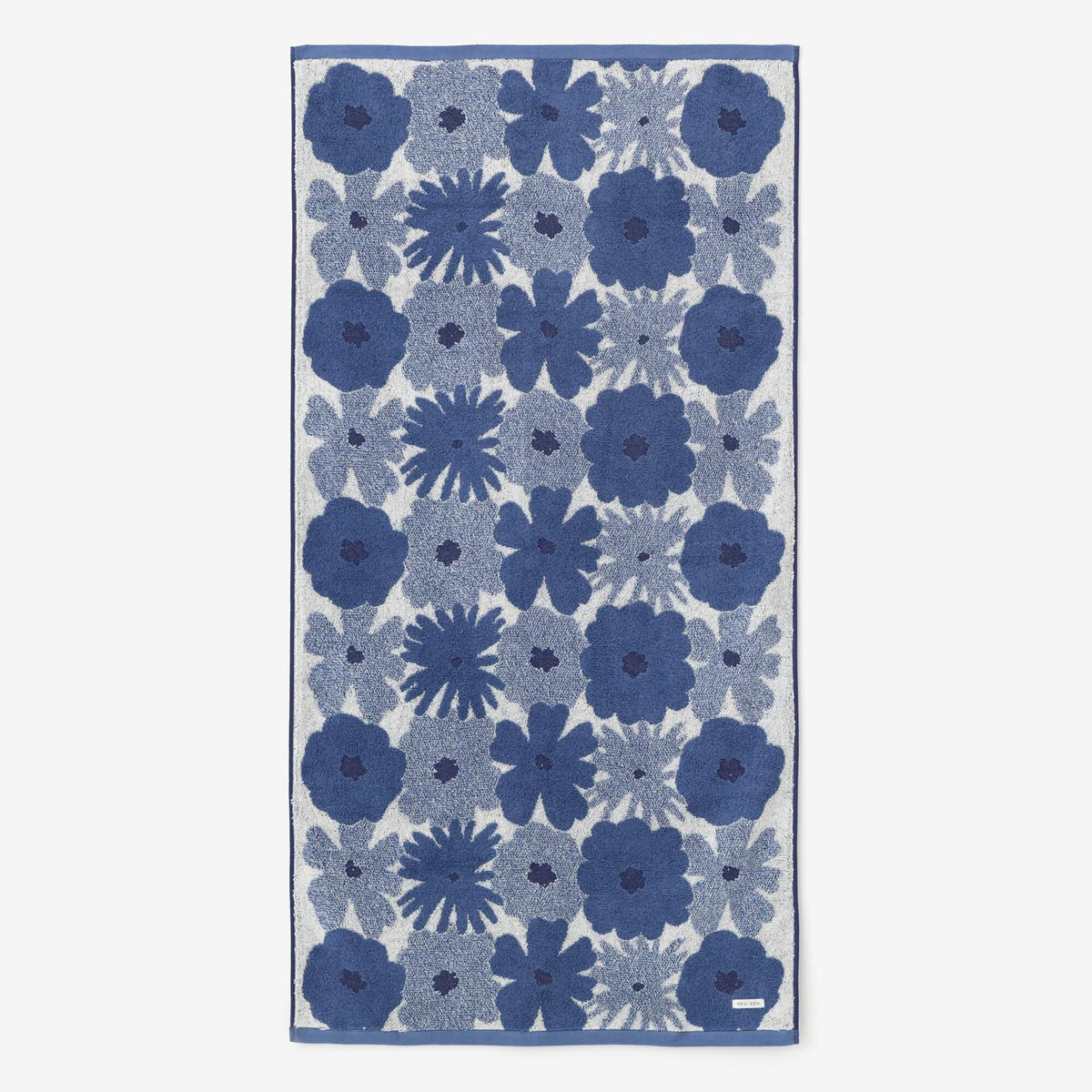 SOU・SOU×丸眞 バスタオル／おおらか 淡群青（うすぐんじょう）