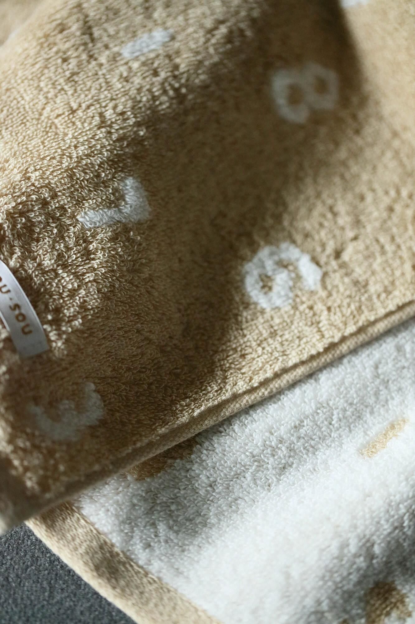 SOU・SOU×丸眞 フェイスタオル／SO-SU-U 淡（たん） 淡香色（うすこういろ）