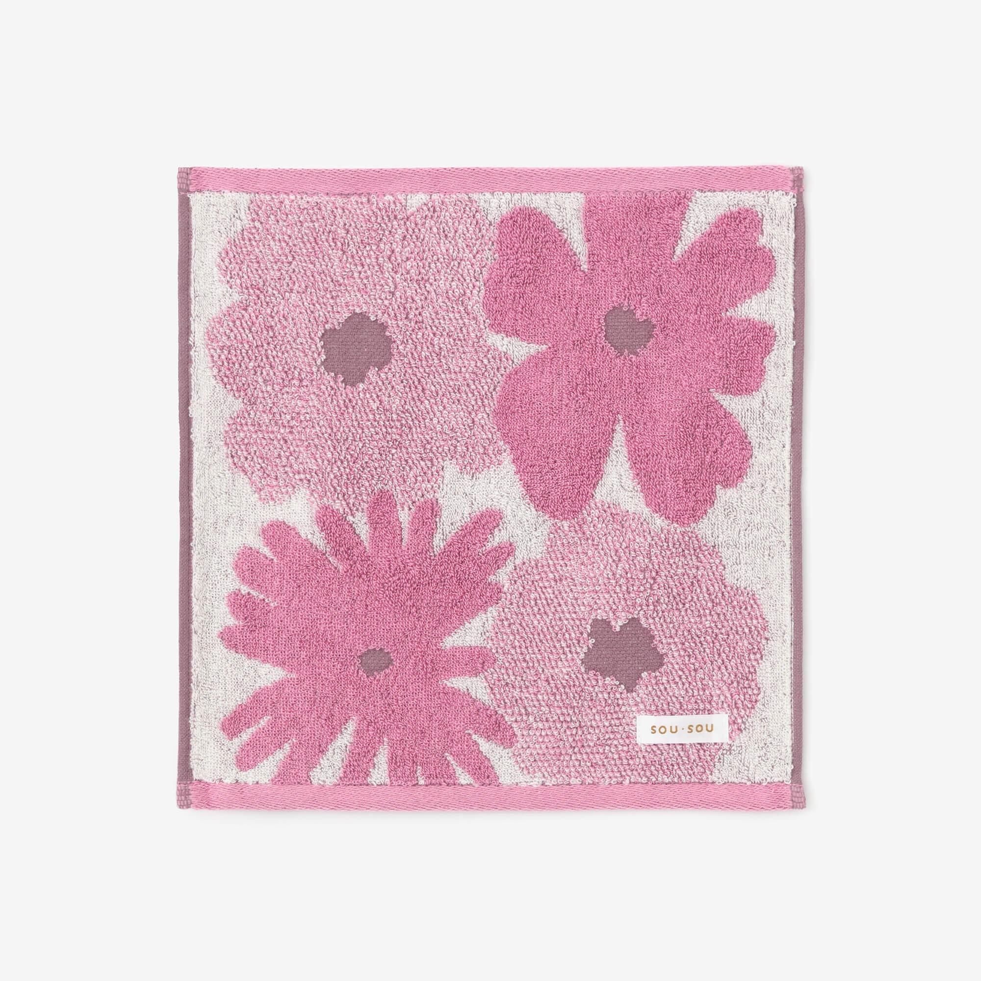 SOU・SOU×丸眞 小方巾 /落落大方 桃花色