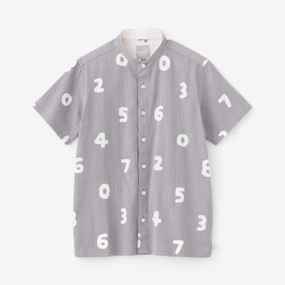 Chizimi Cotton 20/20 Stand Collar Short Sleeve Shirt SP/ SO-SU-U