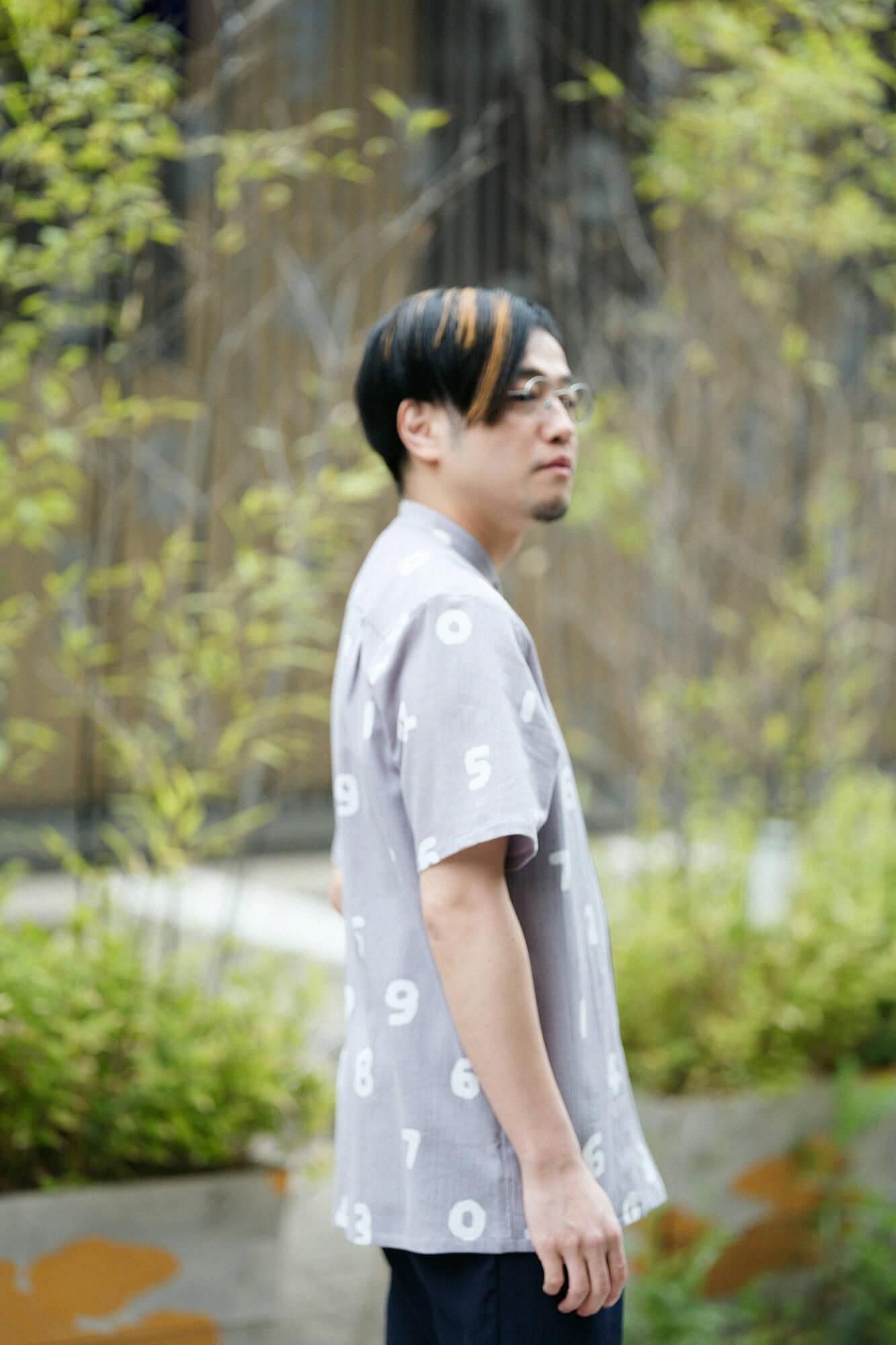 takashima chiku 20/20支架领子短袖衬衫SP/so-su-u