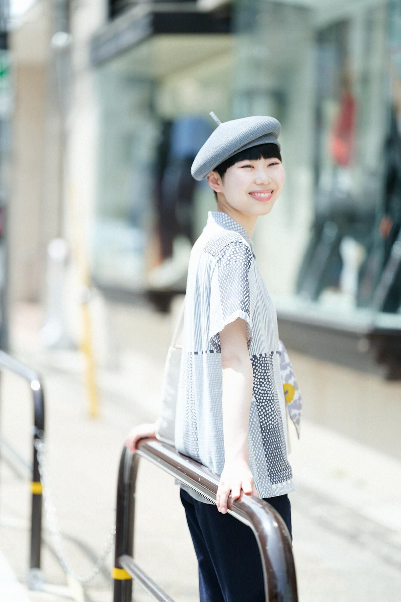 Takashima Chiku 20/20支架领子短袖衬衫SP/Magasane