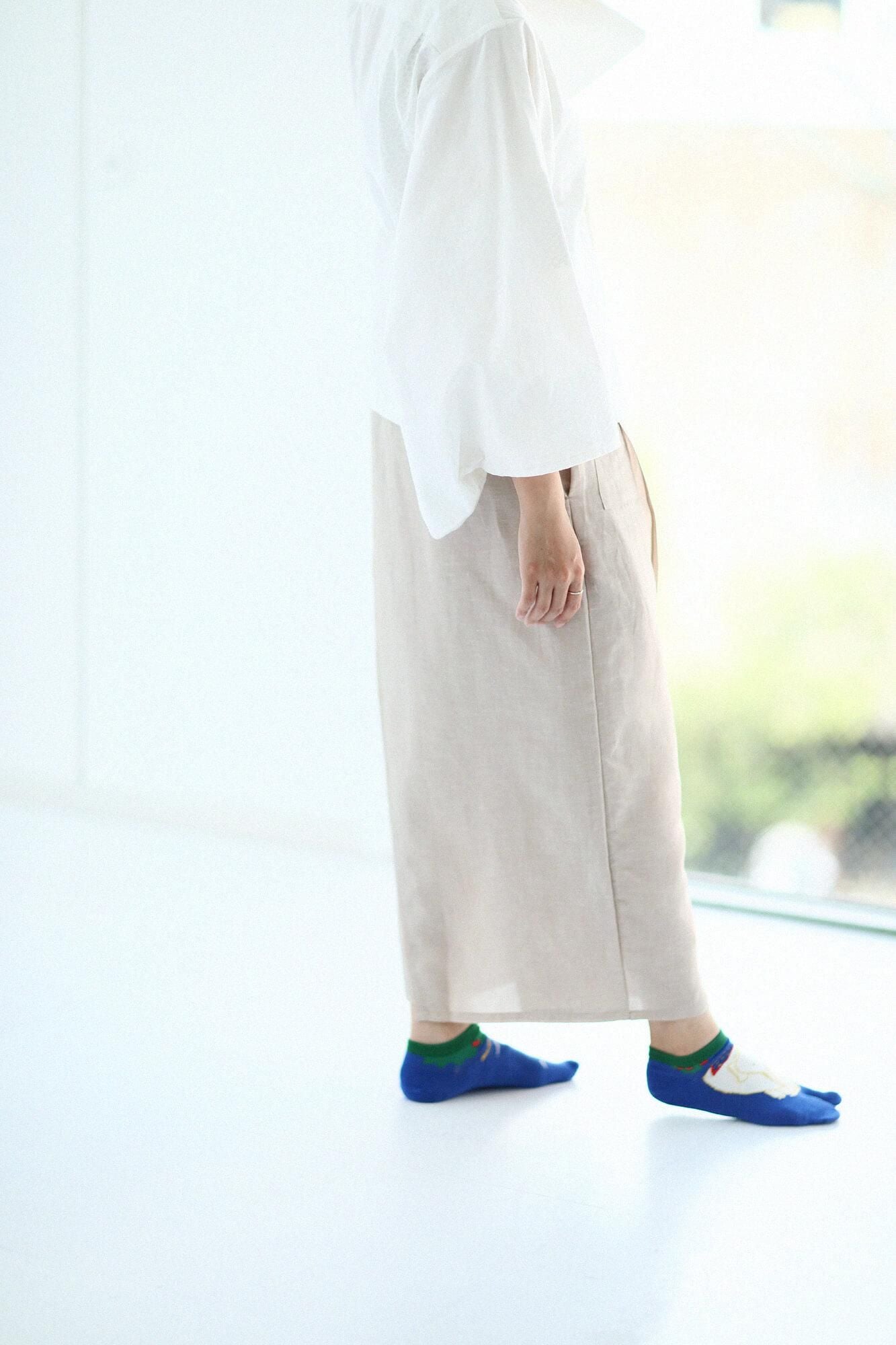 分趾襪（腳踝長度）／伊藤若冲 鳥獸花木圖屏風 再現 【男・女性用】