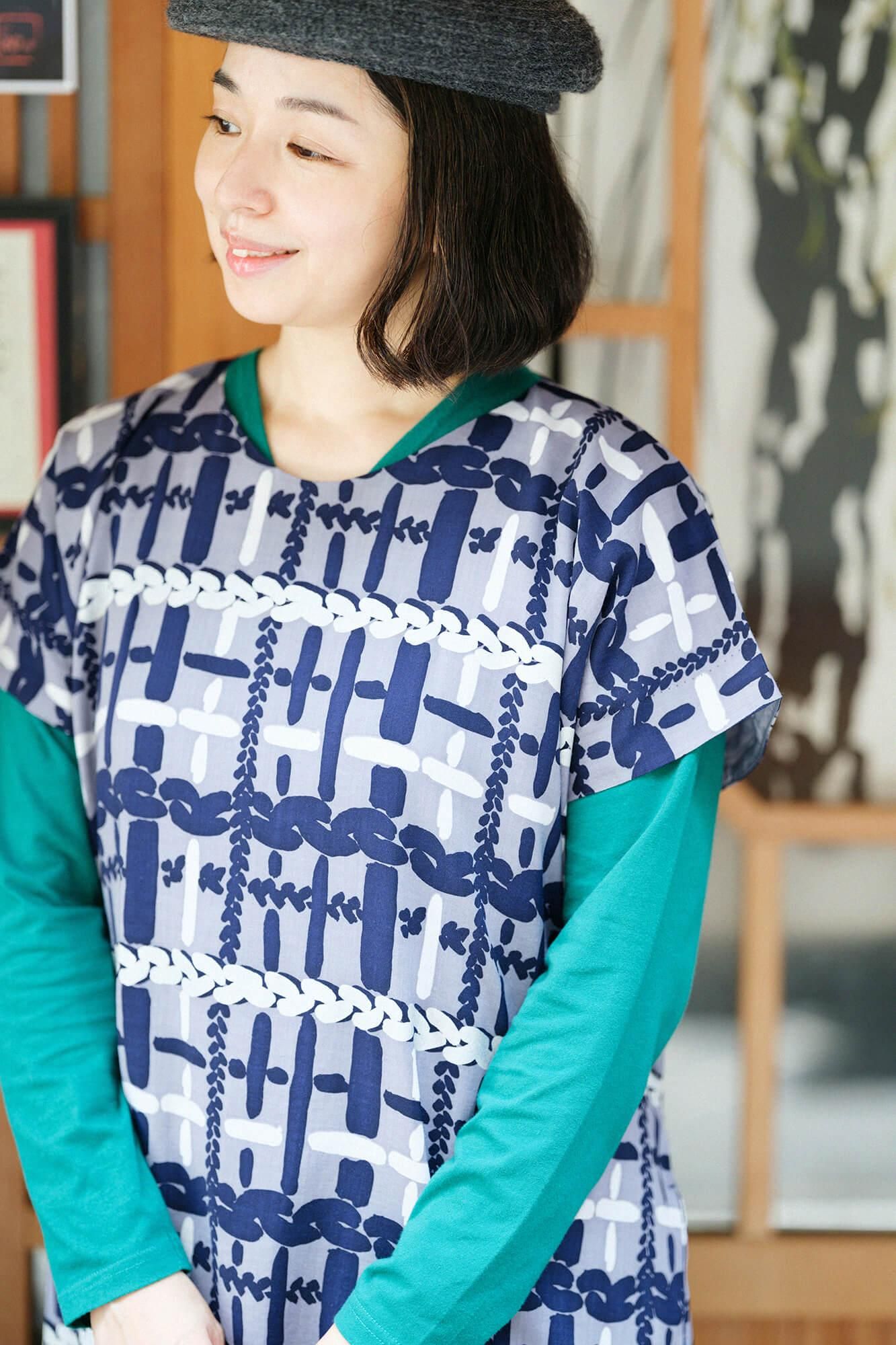 毛斯綸 長方形洋裝／小舞