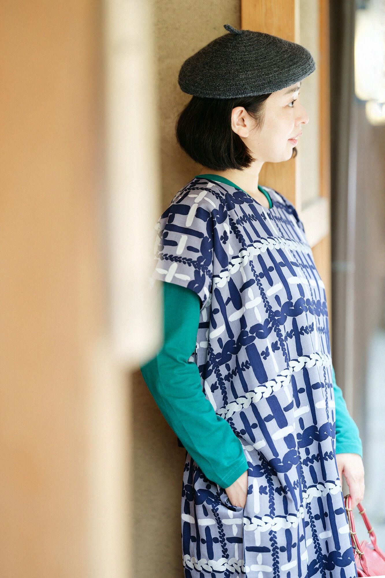 毛斯綸 長方形洋裝／小舞