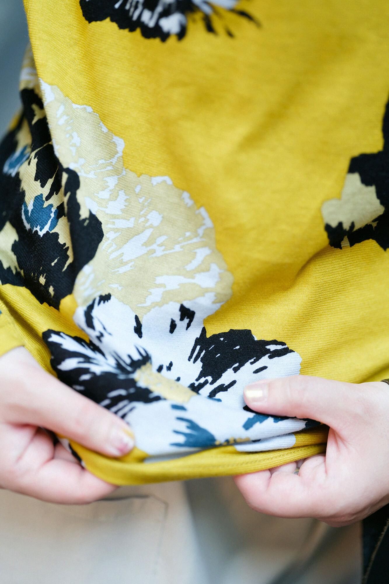 狹風靡 和服領上衣 拔衣紋／牡丹百合