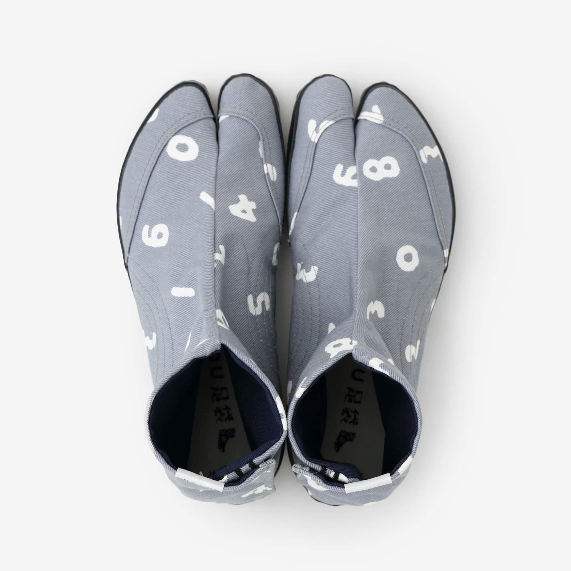 節慶 分趾足袋鞋／SO-SU-U十數 詰 淺灰色