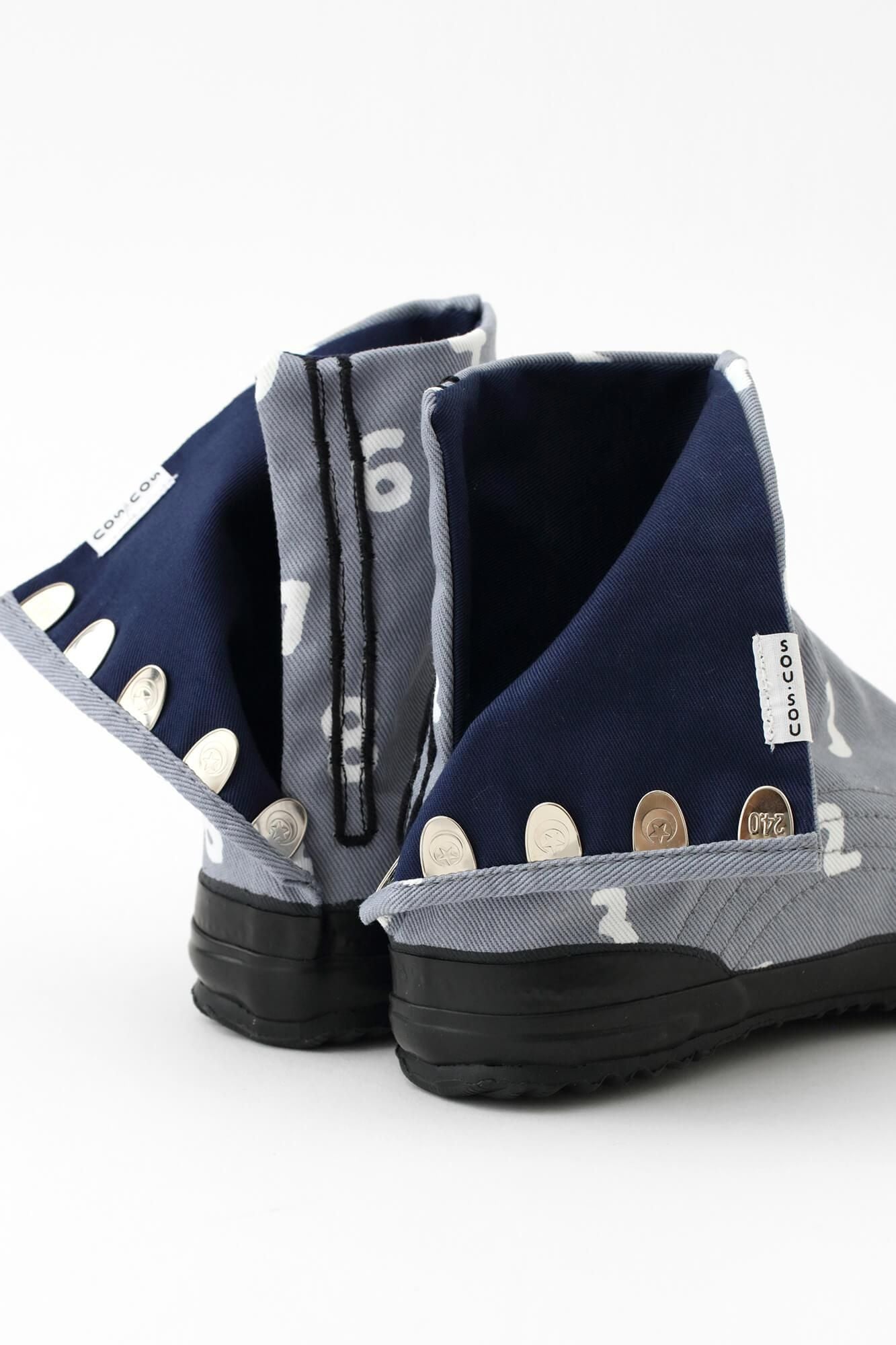 節慶 分趾足袋鞋／SO-SU-U十數 詰 淺灰色