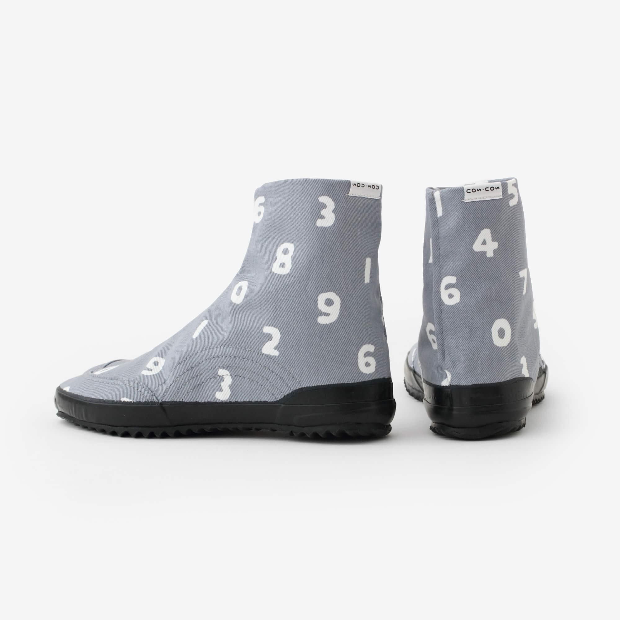 節慶 分趾足袋鞋／SO-SU-U十數 詰 淺灰色