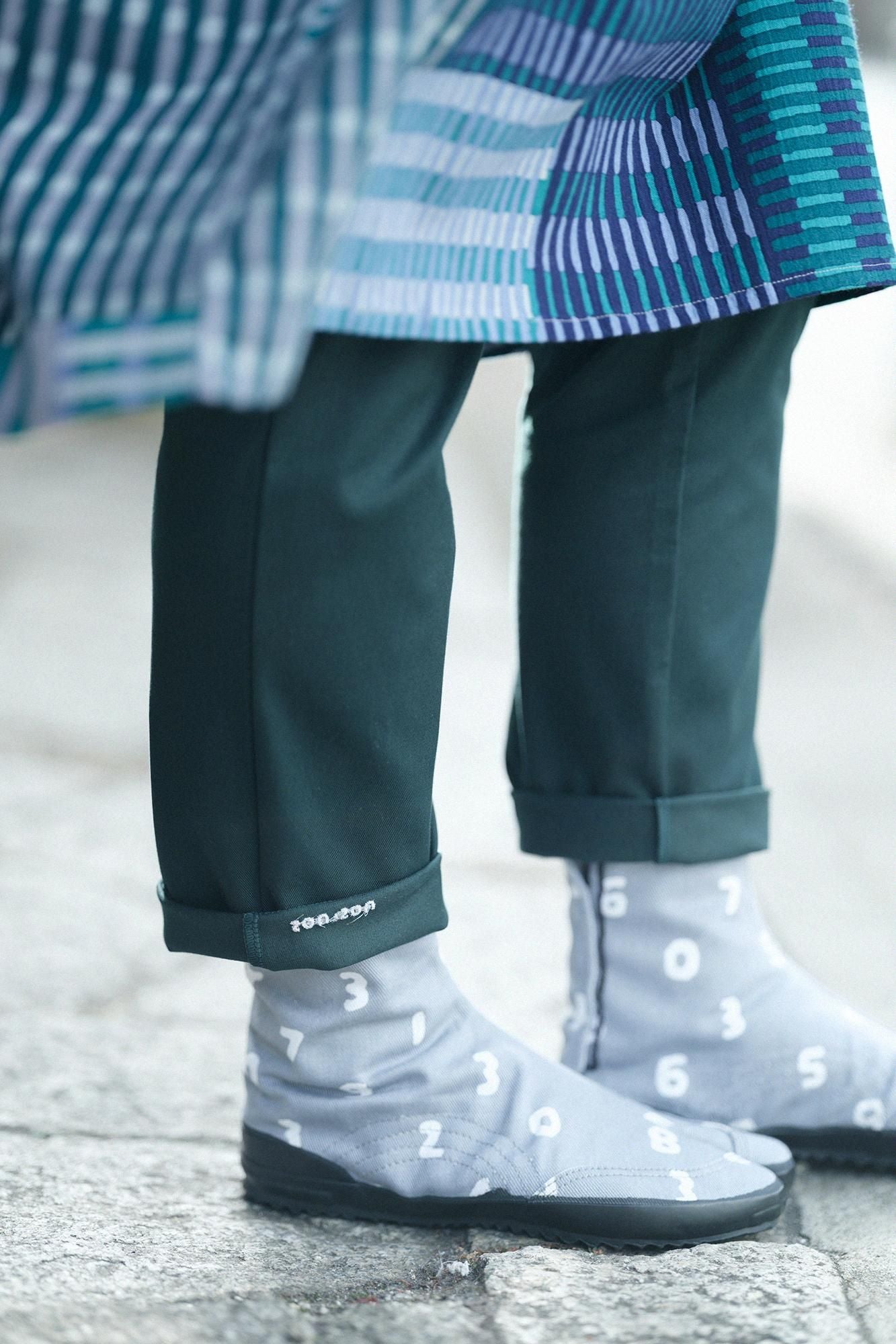 節慶 分趾足袋鞋／SO-SU-U十數 詰 淺灰色