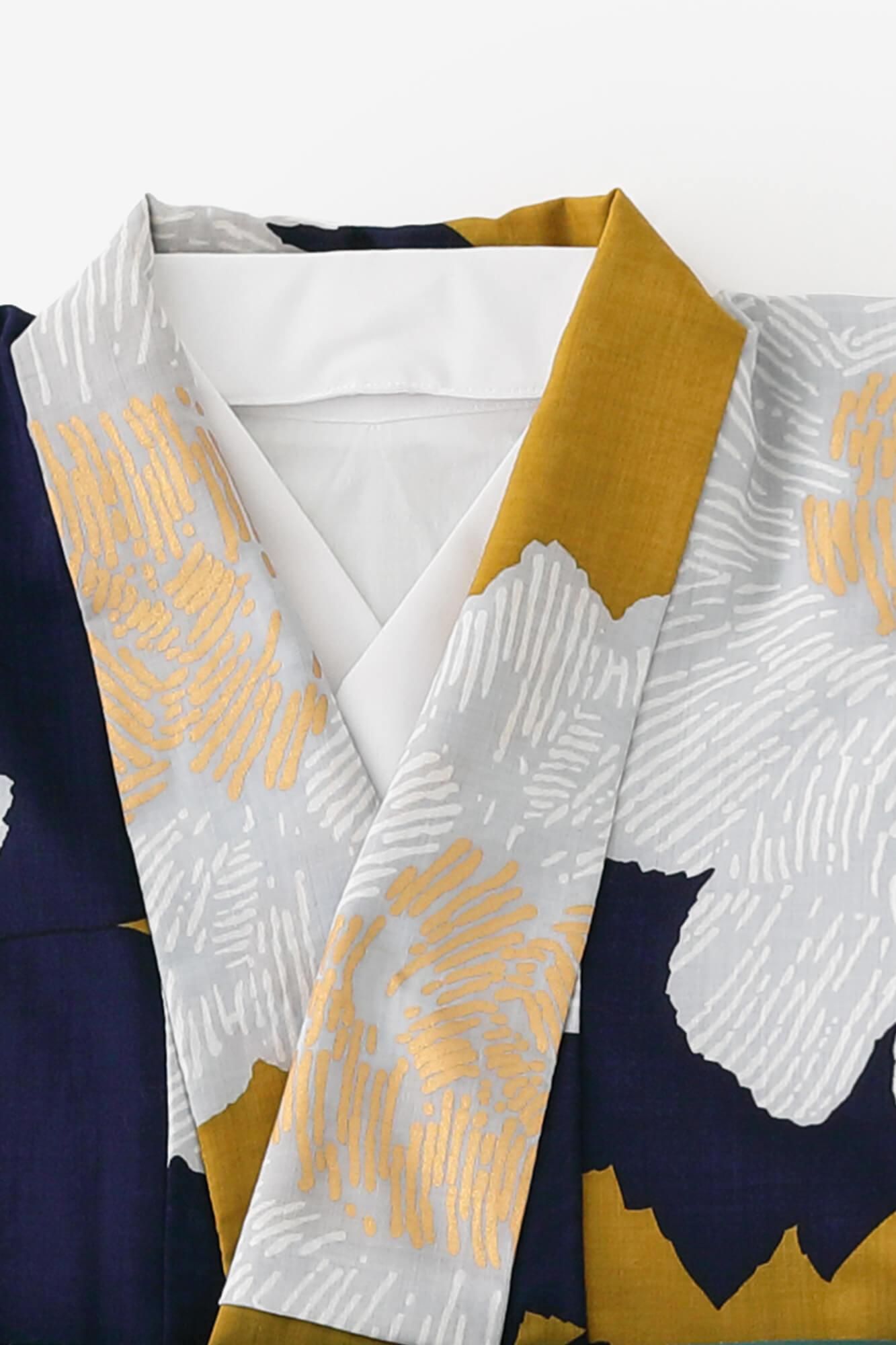 [Maßgeschneidert im Lieferumfang enthalten] Musselin-Kimono (vollständig gefüttert)/Pfingstrose [*Lieferzeit ca. 7 Wochen]