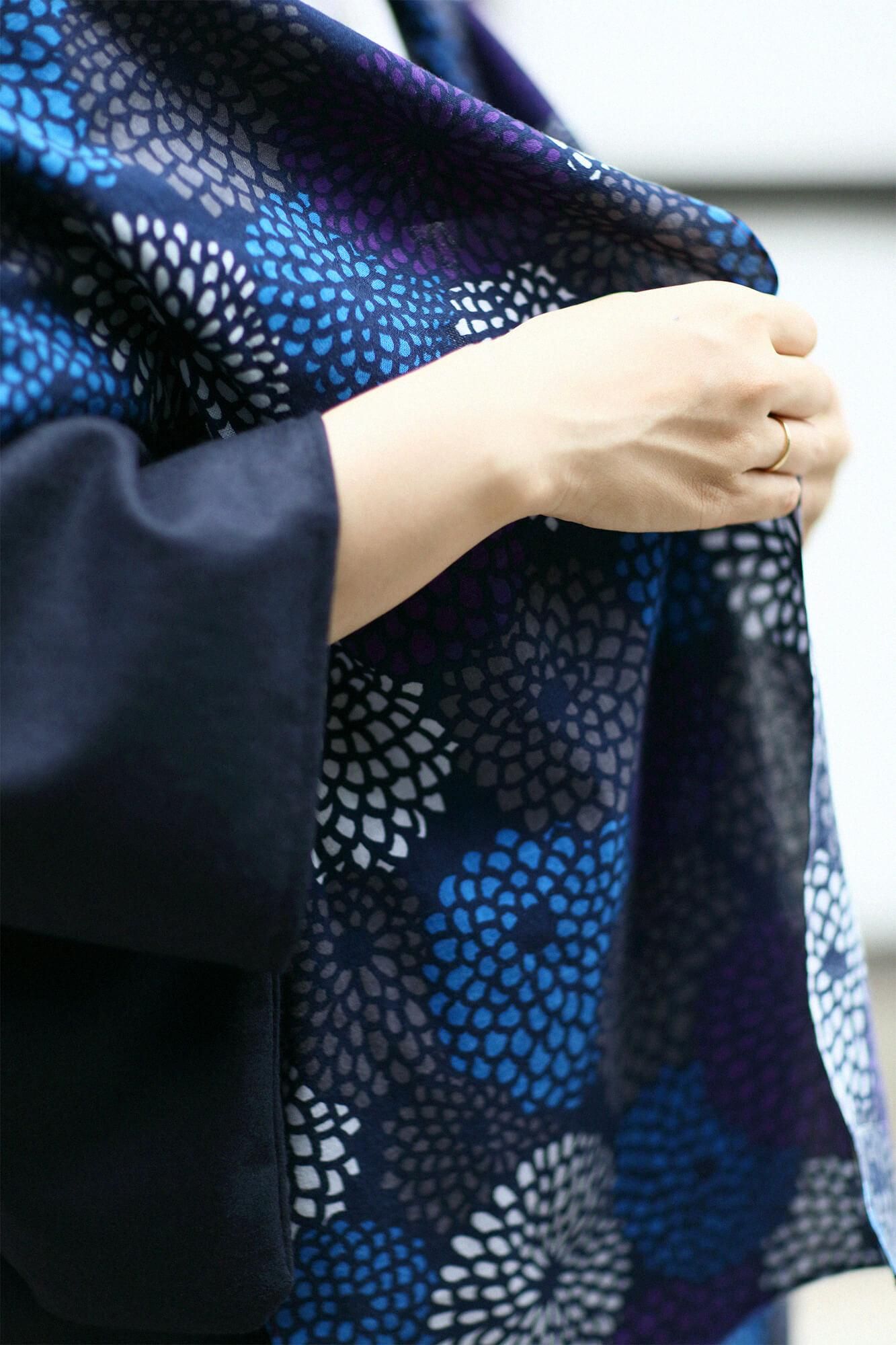 伊勢木棉圍巾／全菊 夜來