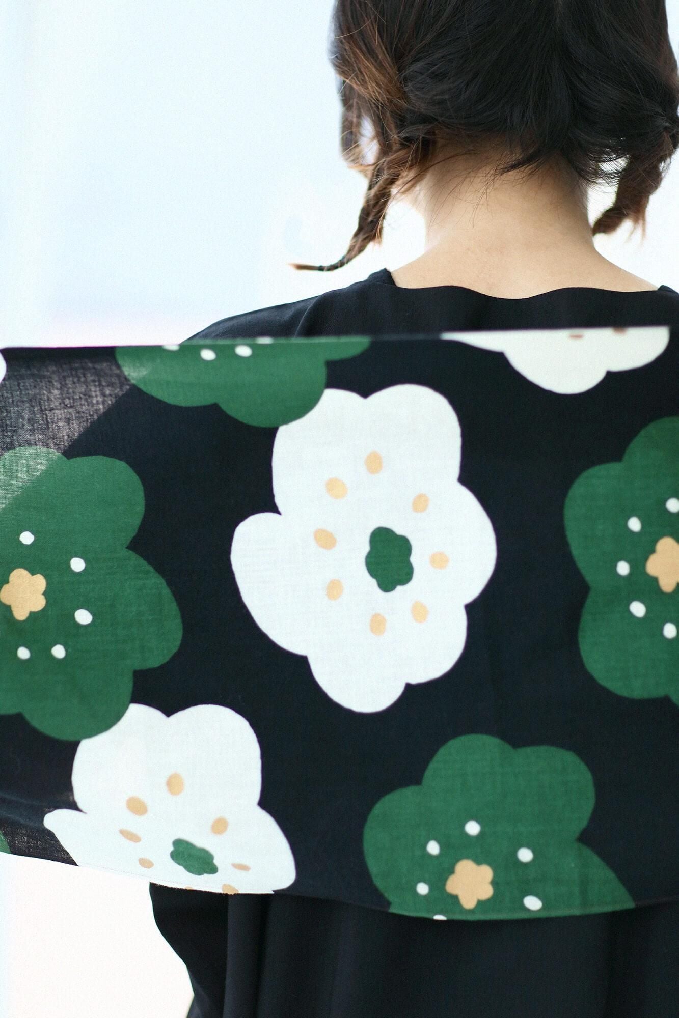 이세모멘 쿠비마키／호호에미 검은색