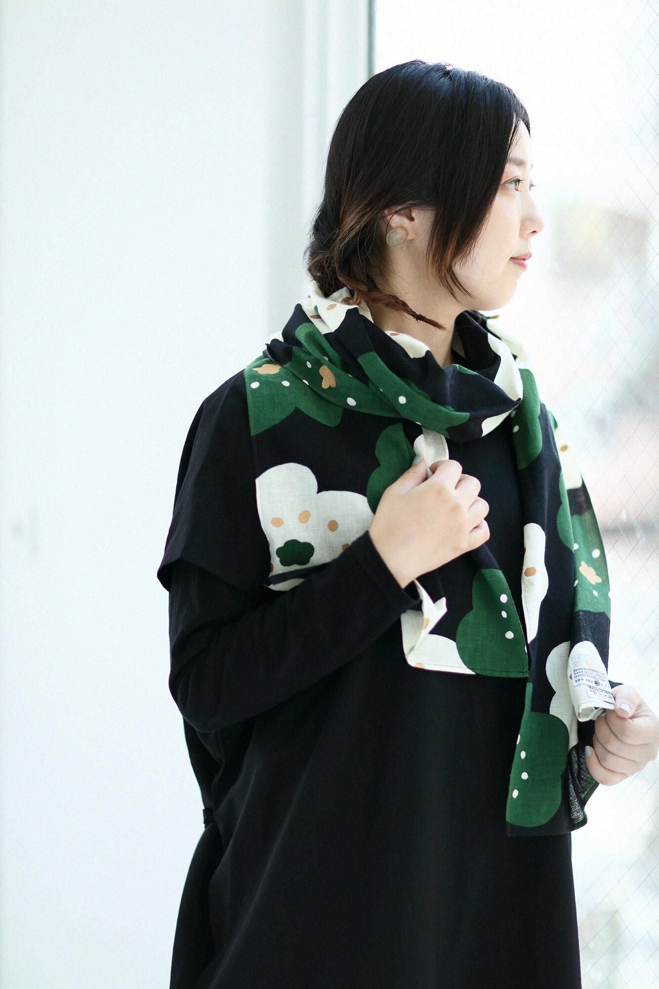 이세모멘 쿠비마키／호호에미 검은색