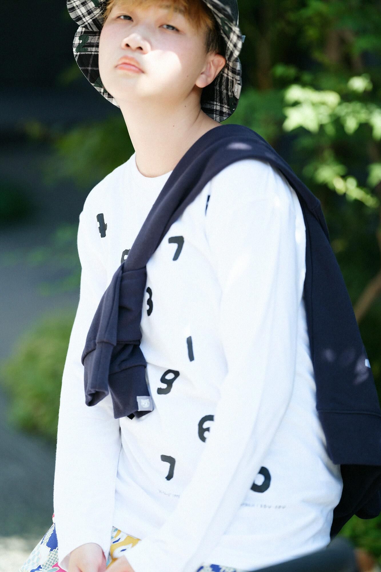 [온라인 전용]SO-SU-U 긴 슬리브 티셔츠 2 [5.6]/흰색