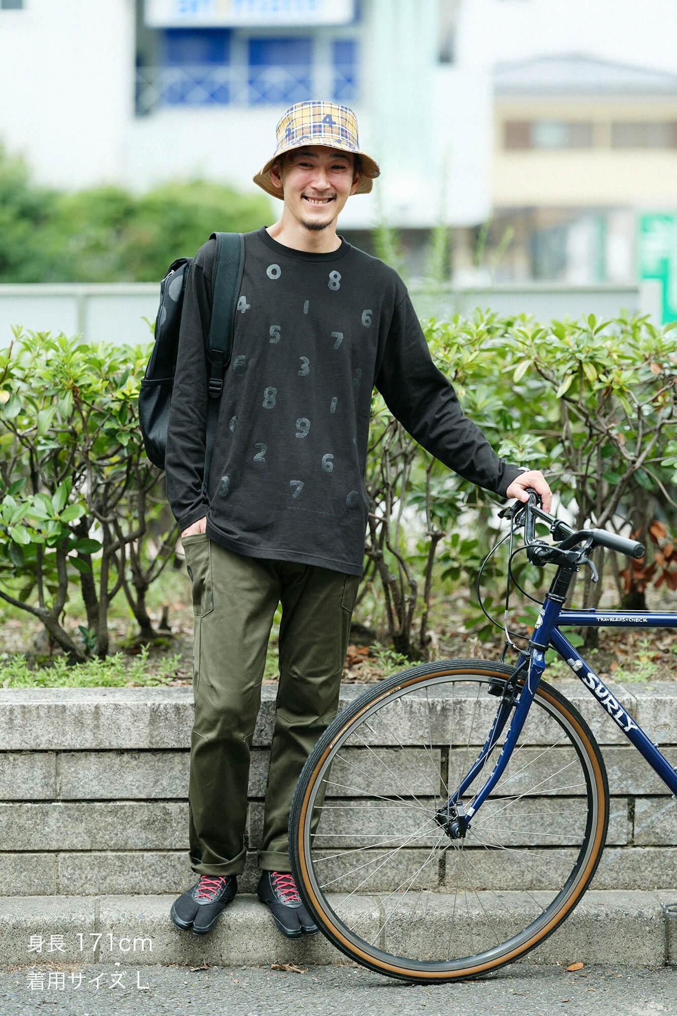 SO-SU-U 긴 슬리브 티셔츠 2 [5.6]/Black X Black