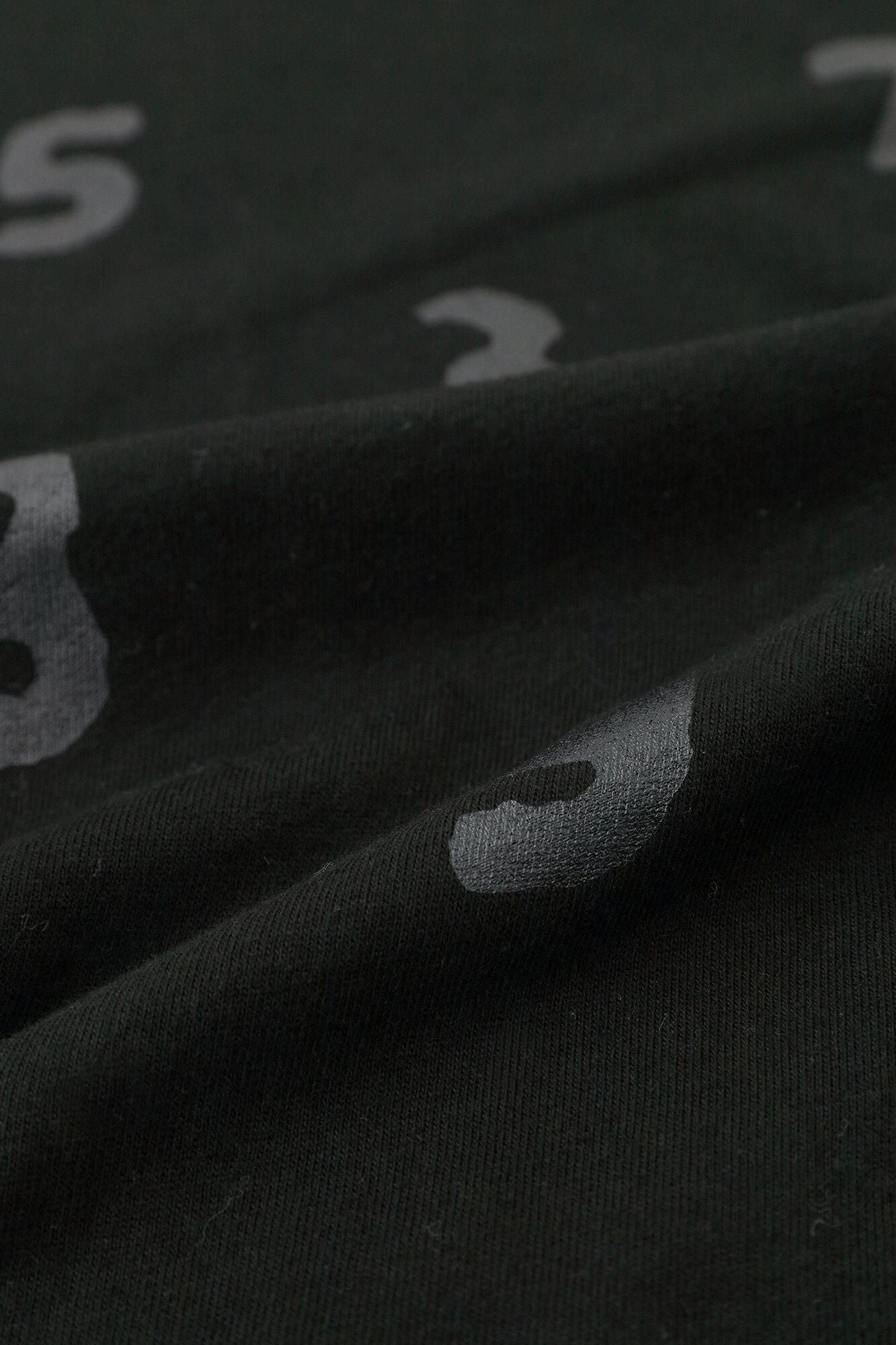 SO-SU-U 긴 슬리브 티셔츠 2 [5.6]/Black X Black