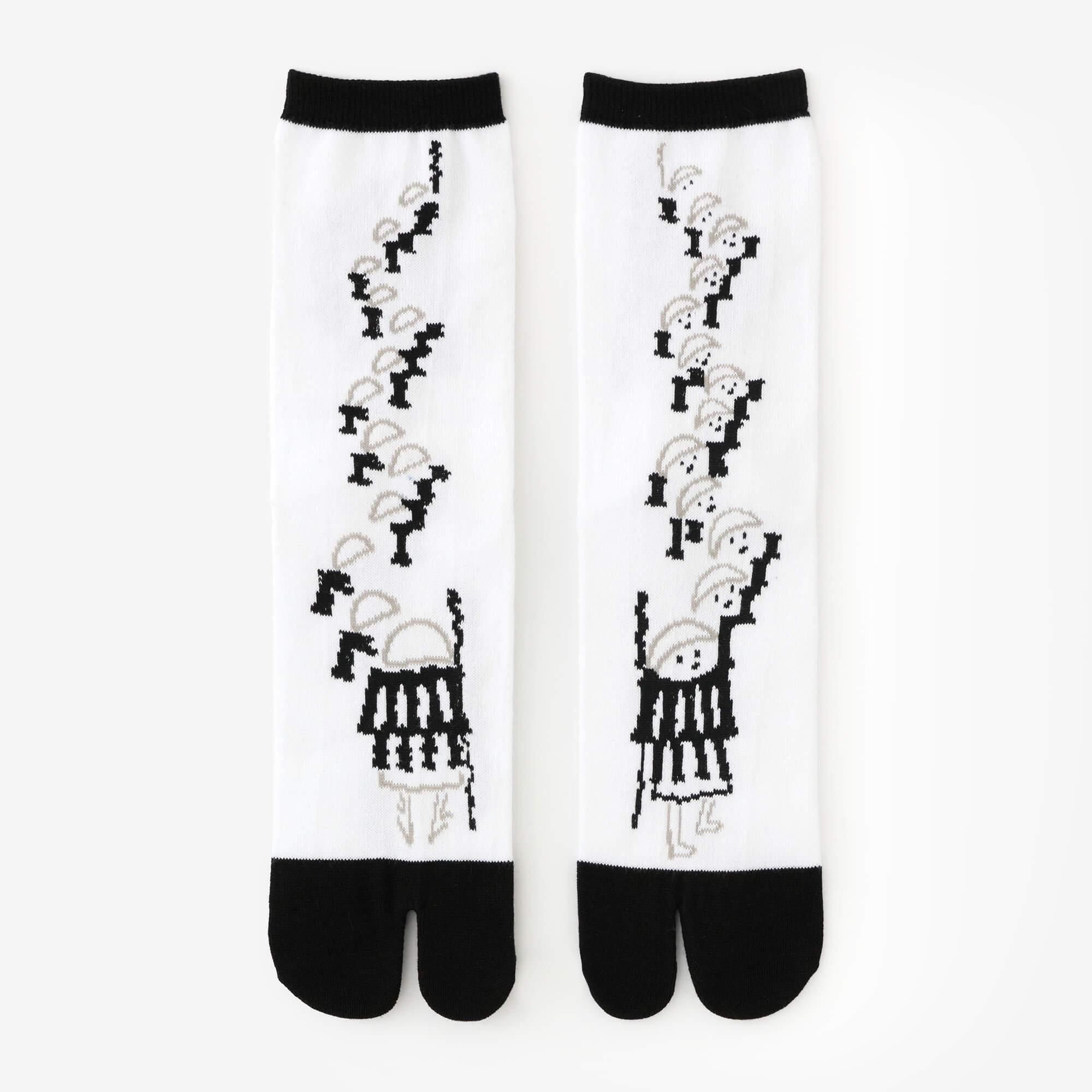 分趾襪（普通長度）／中原南天棒 水托鉢往還圖 再現 【男・女性用】