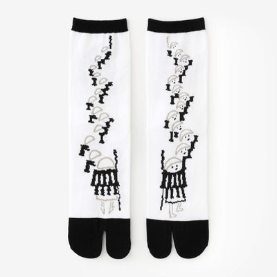 分趾襪（普通長度）／中原南天棒 水托鉢往還圖 再現 【男・女性用】