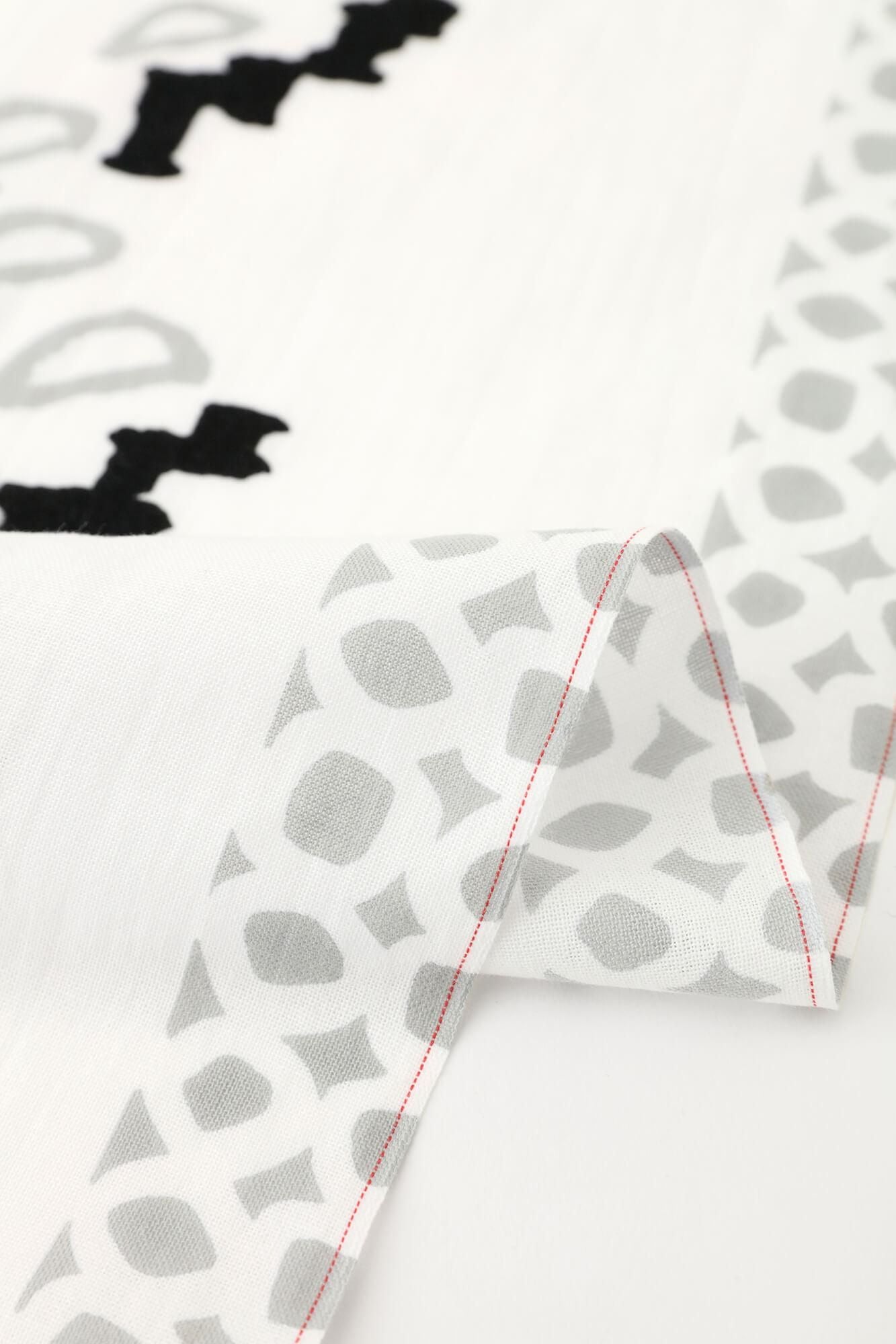 Isemomen Cotton Textile Handkerchief / Nantenbo-Procession of monks-Recreation "Going" (Ou)