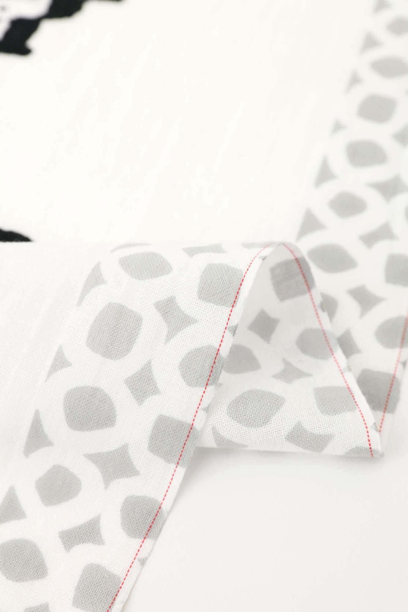 Isemomen Cotton Textile Handkerchief / Nantenbo-Procession of monks-Recreation "Return" (Kan)