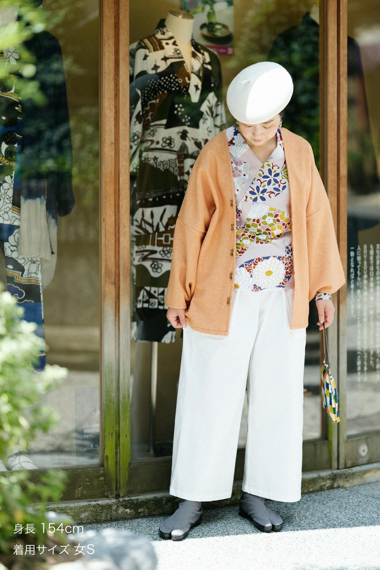 伸（しん） 杉綾織（すぎあやおり） 方袋（ほうび）もんぺ／つくも