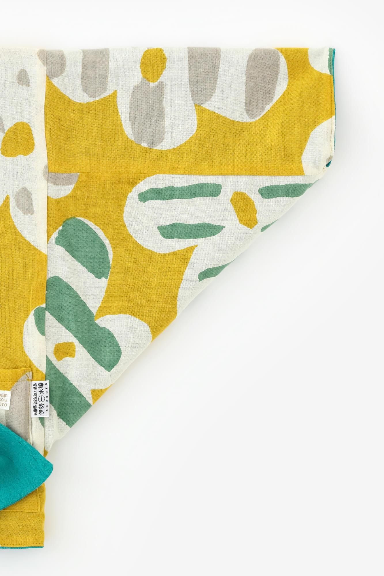 ●takashima chijimi 20/10儿童shirisode/绿色X