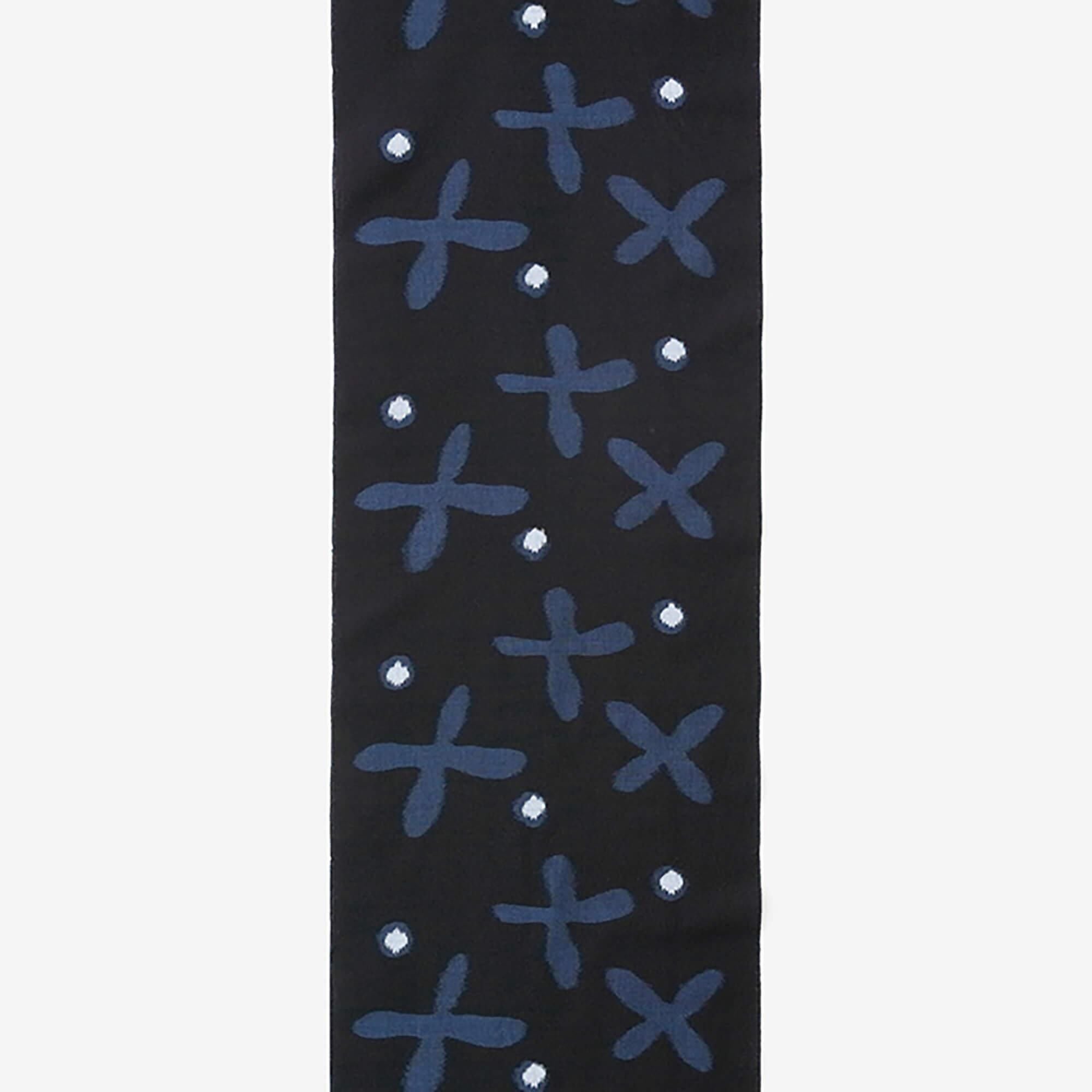 Textile sold in cuts （Kurume Kasuri）／Suzushiroso Dark blue <50cm>