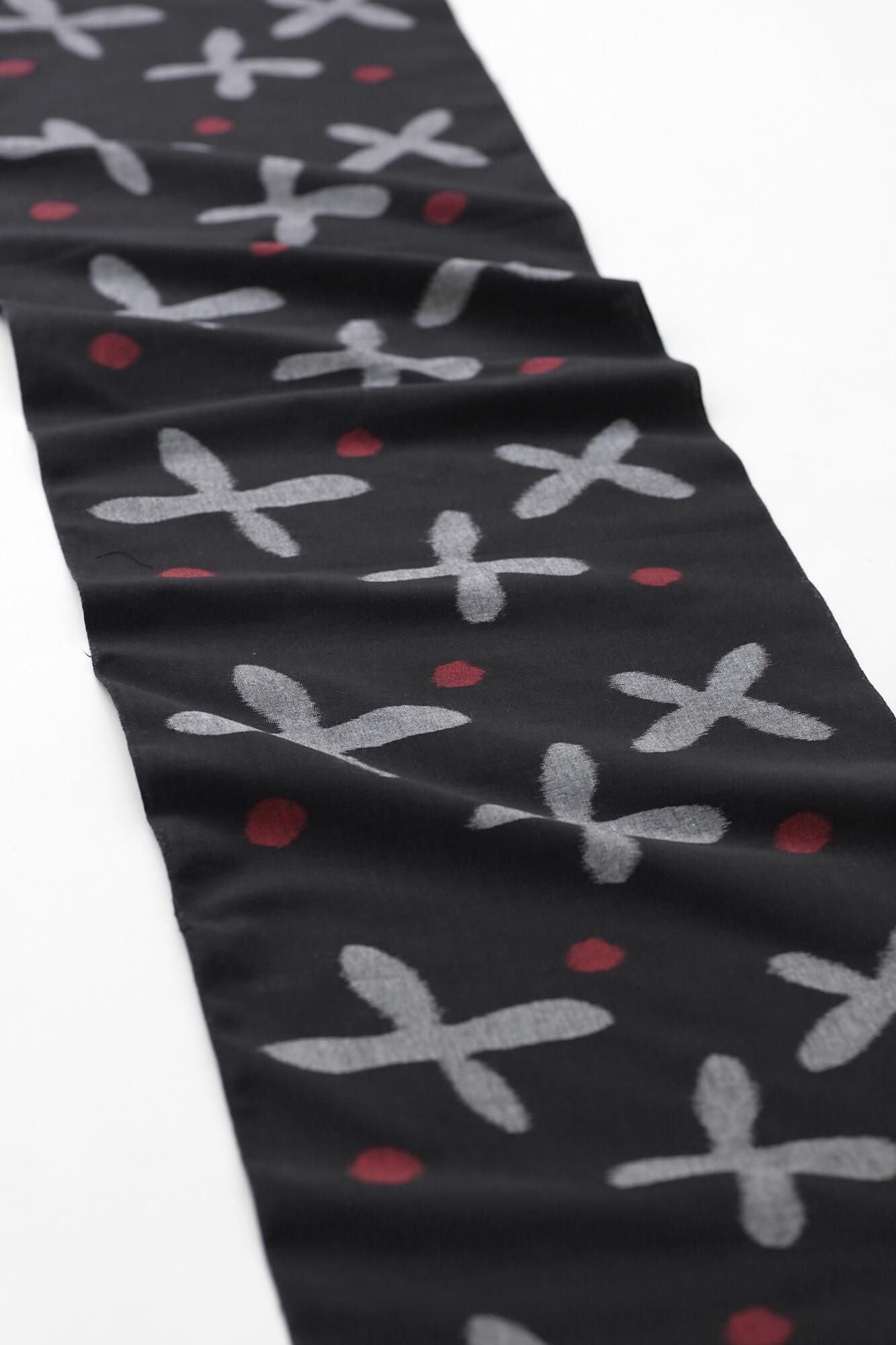 Textile sold in cuts （Kurume Kasuri）／Suzushiroso wet feather color (NuColor)＜50cm＞