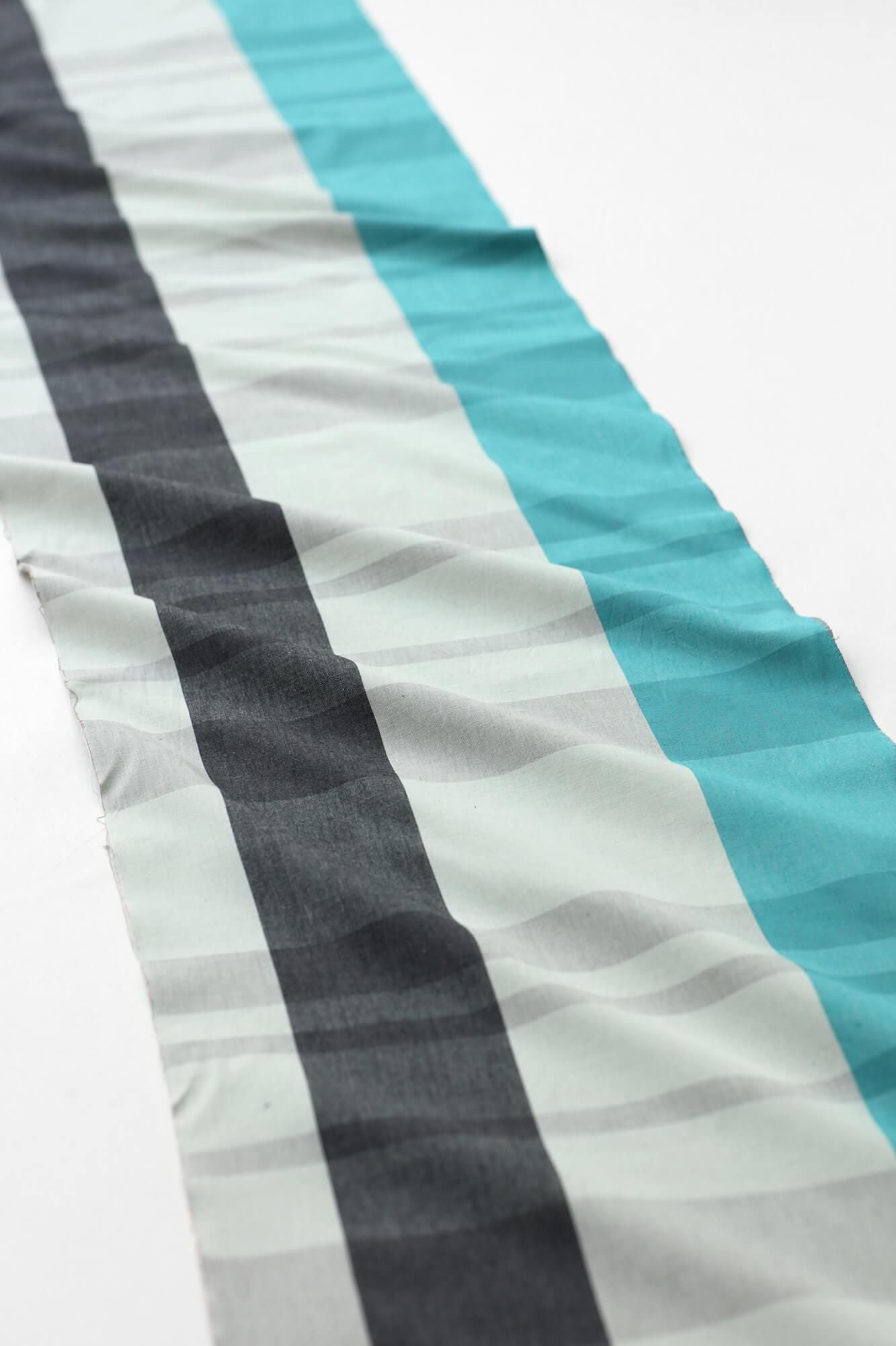 布料剪裁販售 （伊勢木棉 20/20）／宇治橋格子 花綠色（Hanarokusho）<50cm>