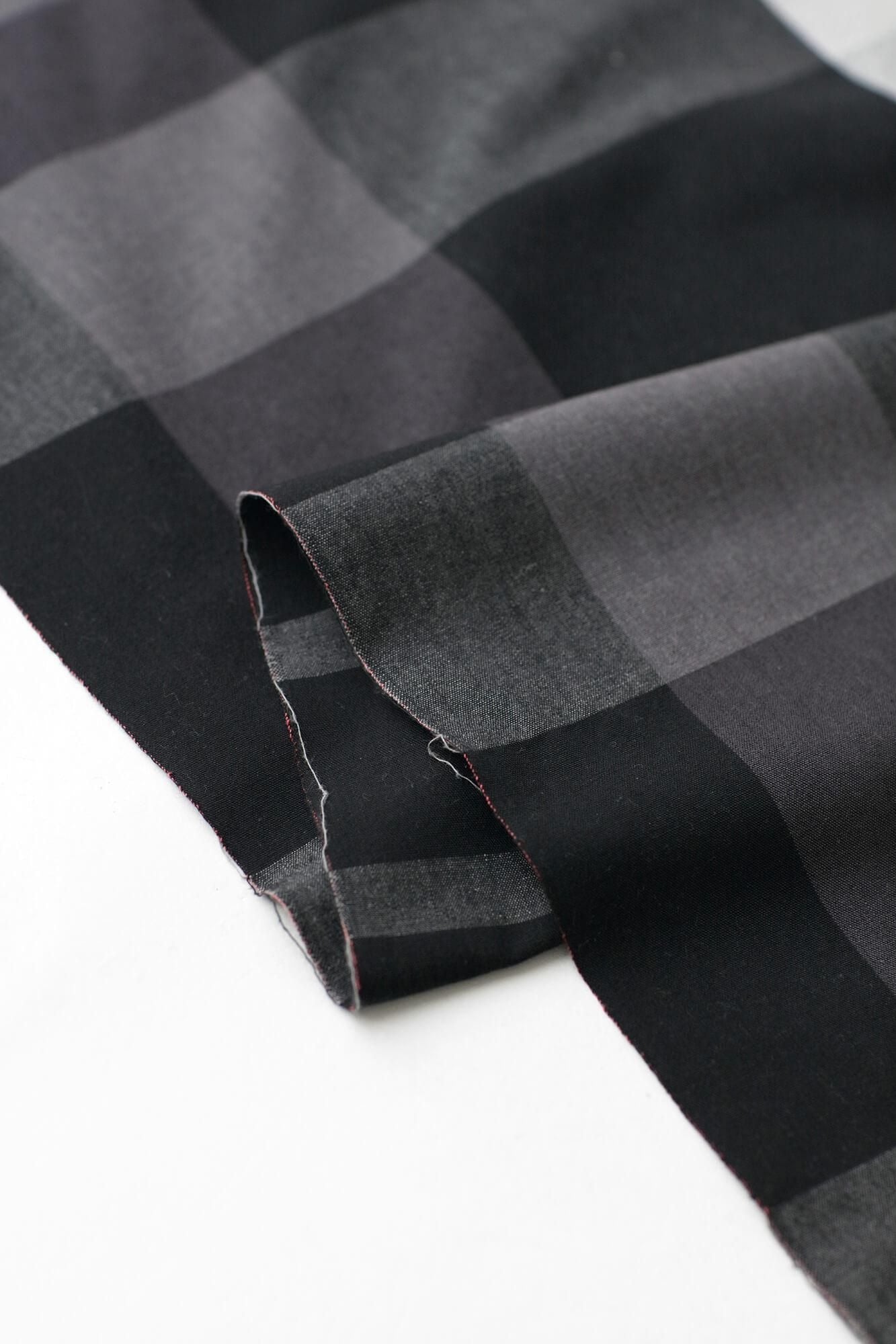 通过测量（ISE棉花，20/20） / Ujibashi晶格，木墨水（Mokuzumi）<50cm>出售的纺织品