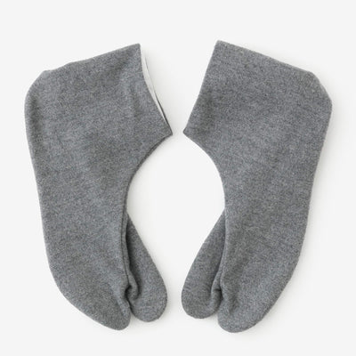 Moleskin Tabi Socks for Tatami Room／Grey