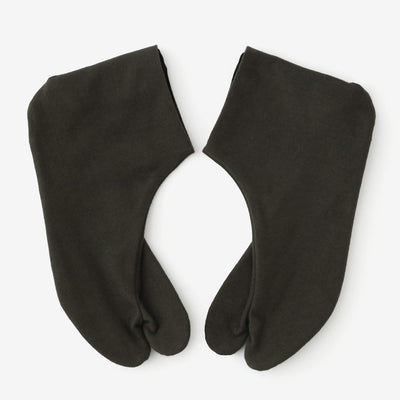 Moleskin Tabi Socks for Tatami Room／Olive Green