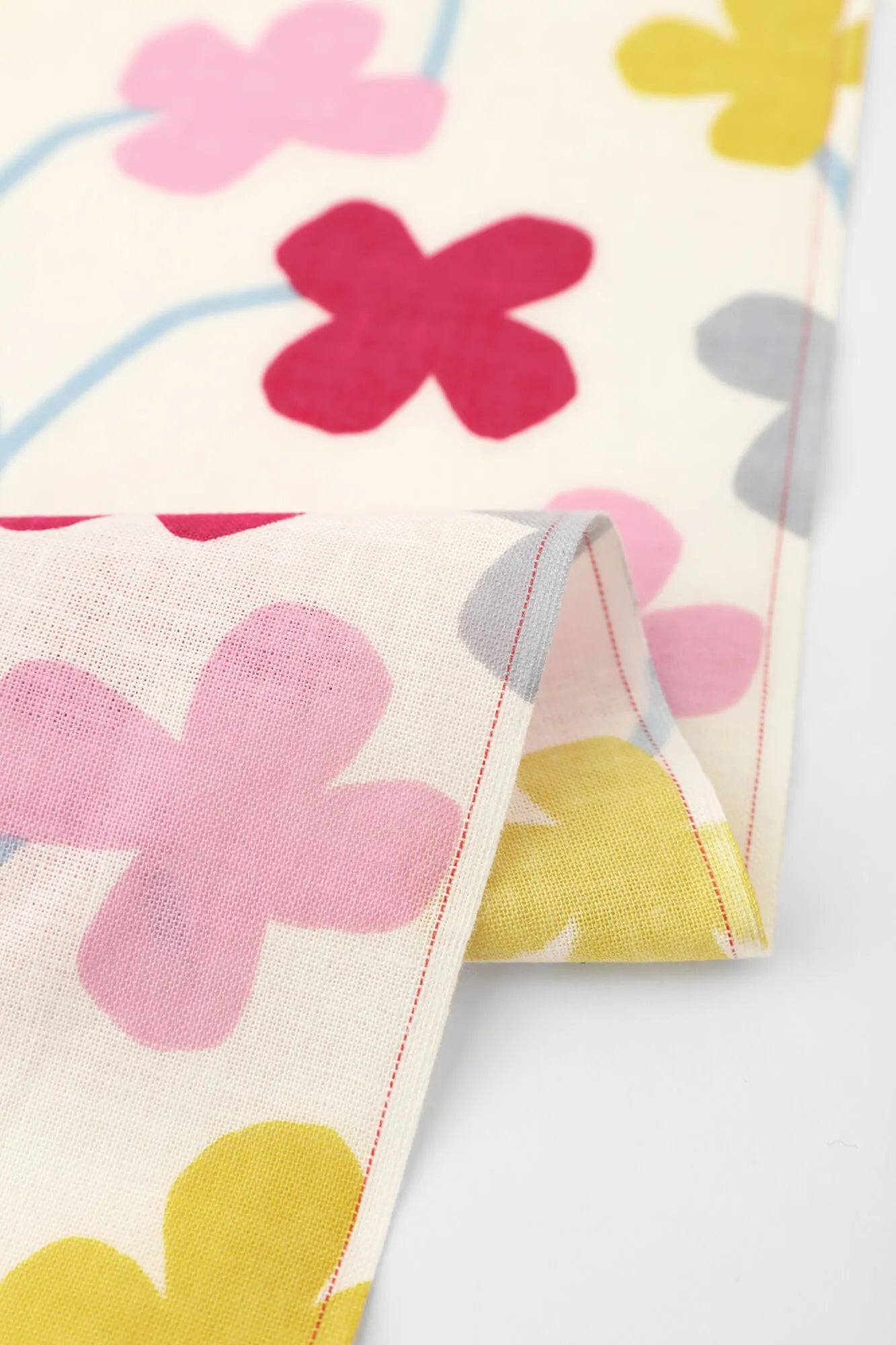 Textile en coton d’Ise-Momen tricoté à la main (himejō) / motif floral « Bourgeon d’arbre » (konomedoki) 
