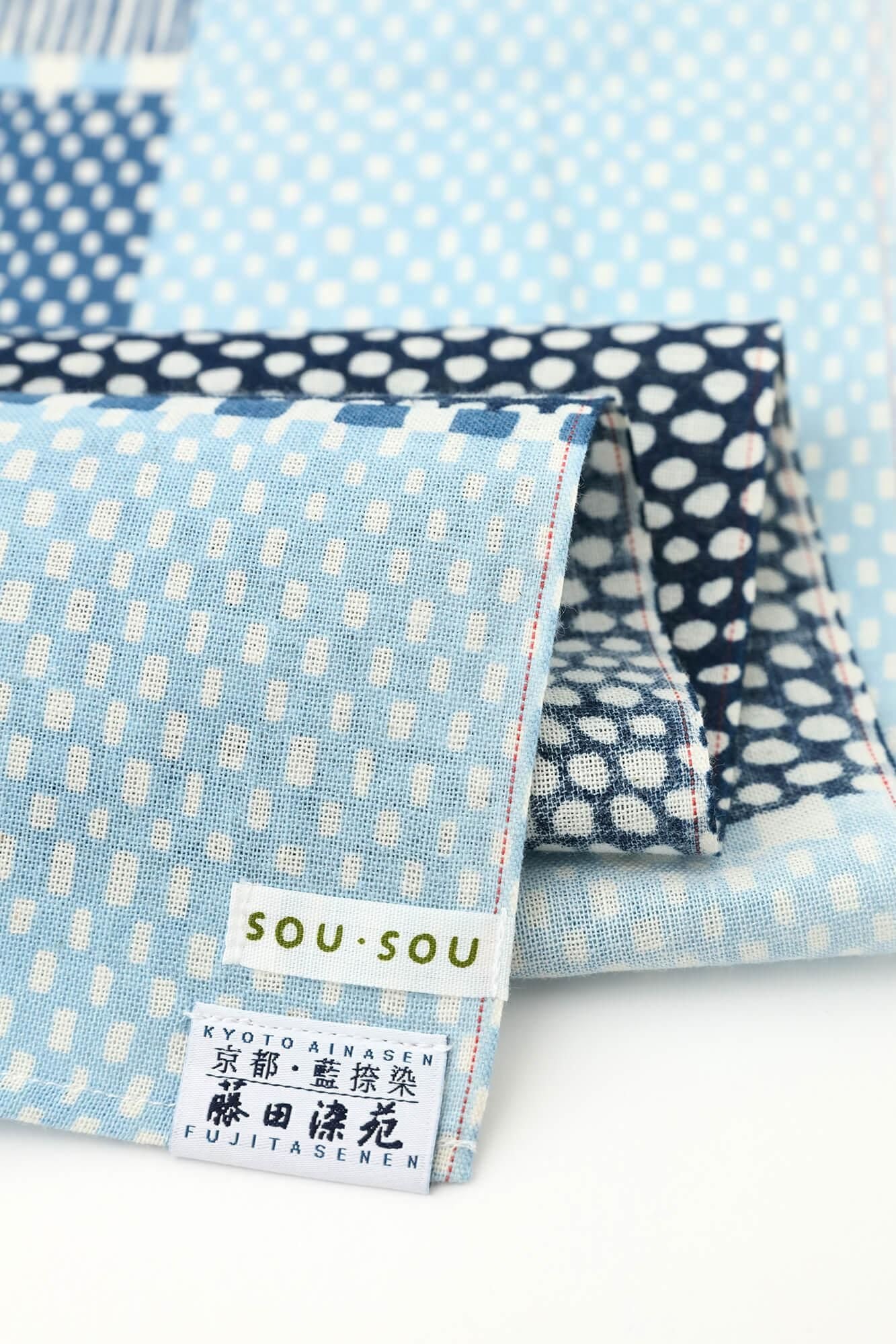 SOU・SOU×Fujita Dye-en Indigo-Druck Kubimaki/Magasane 2